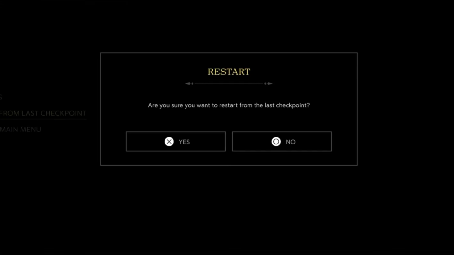 Reload from checkpoint (Image via 2K Games)