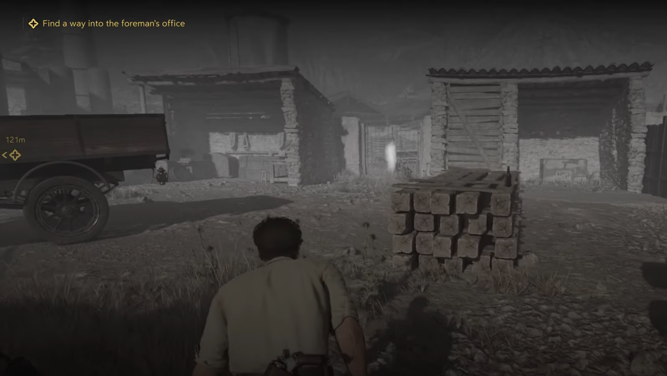 Use your vision mode to detect the position of the enemies (Image via 2K Games)