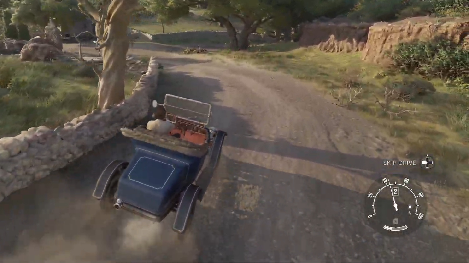 Skip rides or skip drives in Mafia The Old Country (Image via 2K Games)