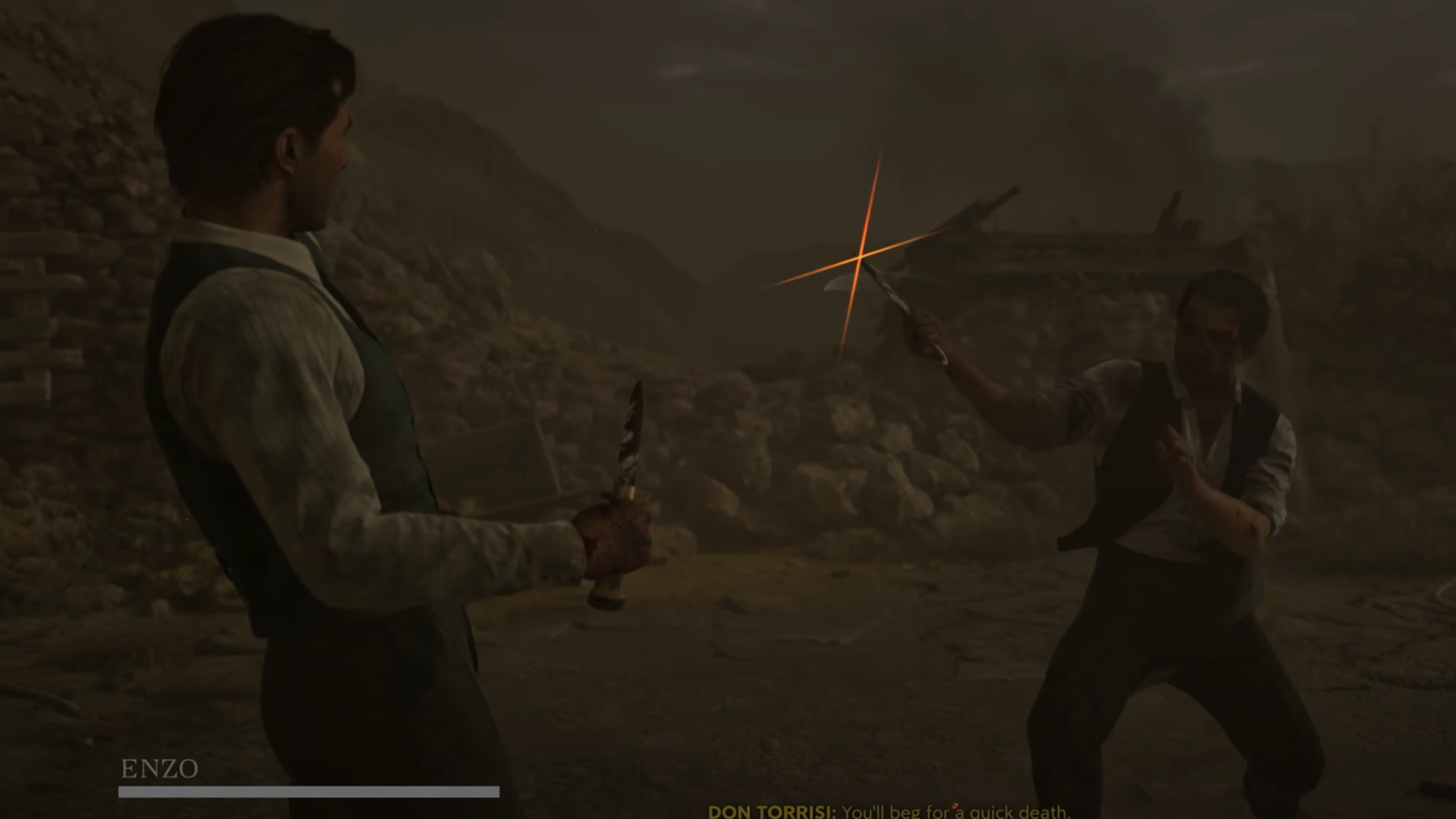 Dodge the strikes to give you a window to attack the Don (Image via 2K Games)