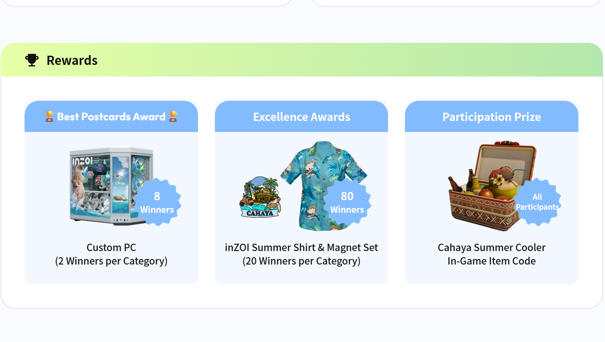 All rewards you can win from this challenge (Image via Krafton)