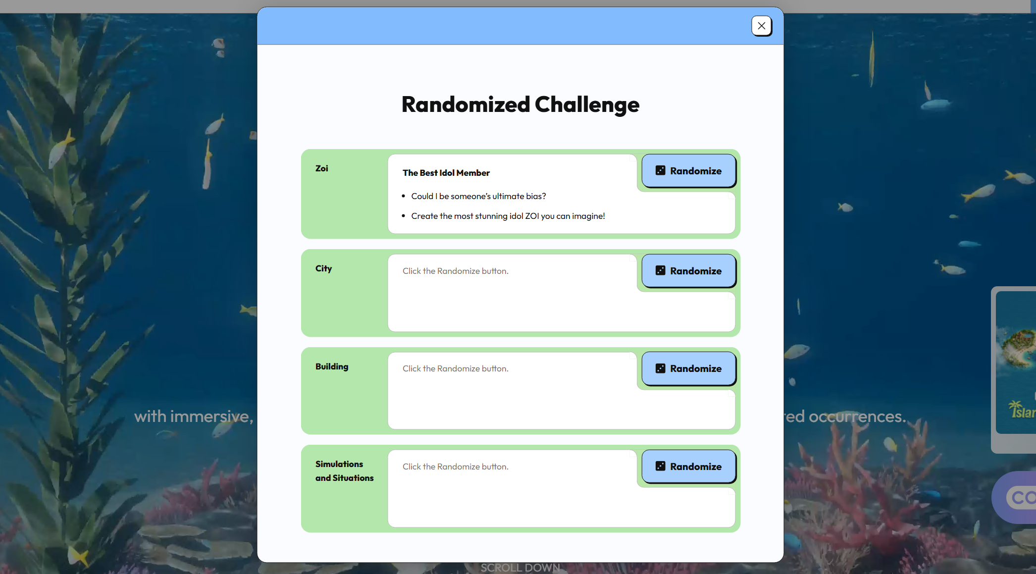 Zoi Random Challenge (image via Krafton)