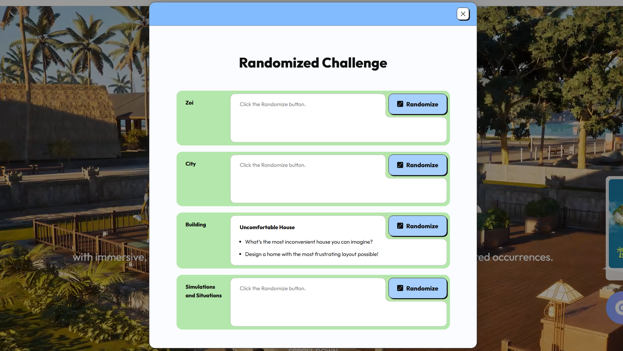 Building Random Challenge (image via Krafton)
