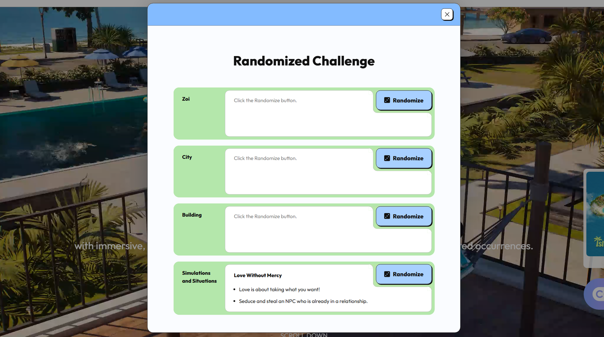 Simulations and Situations Random Challenge (image via Krafton)