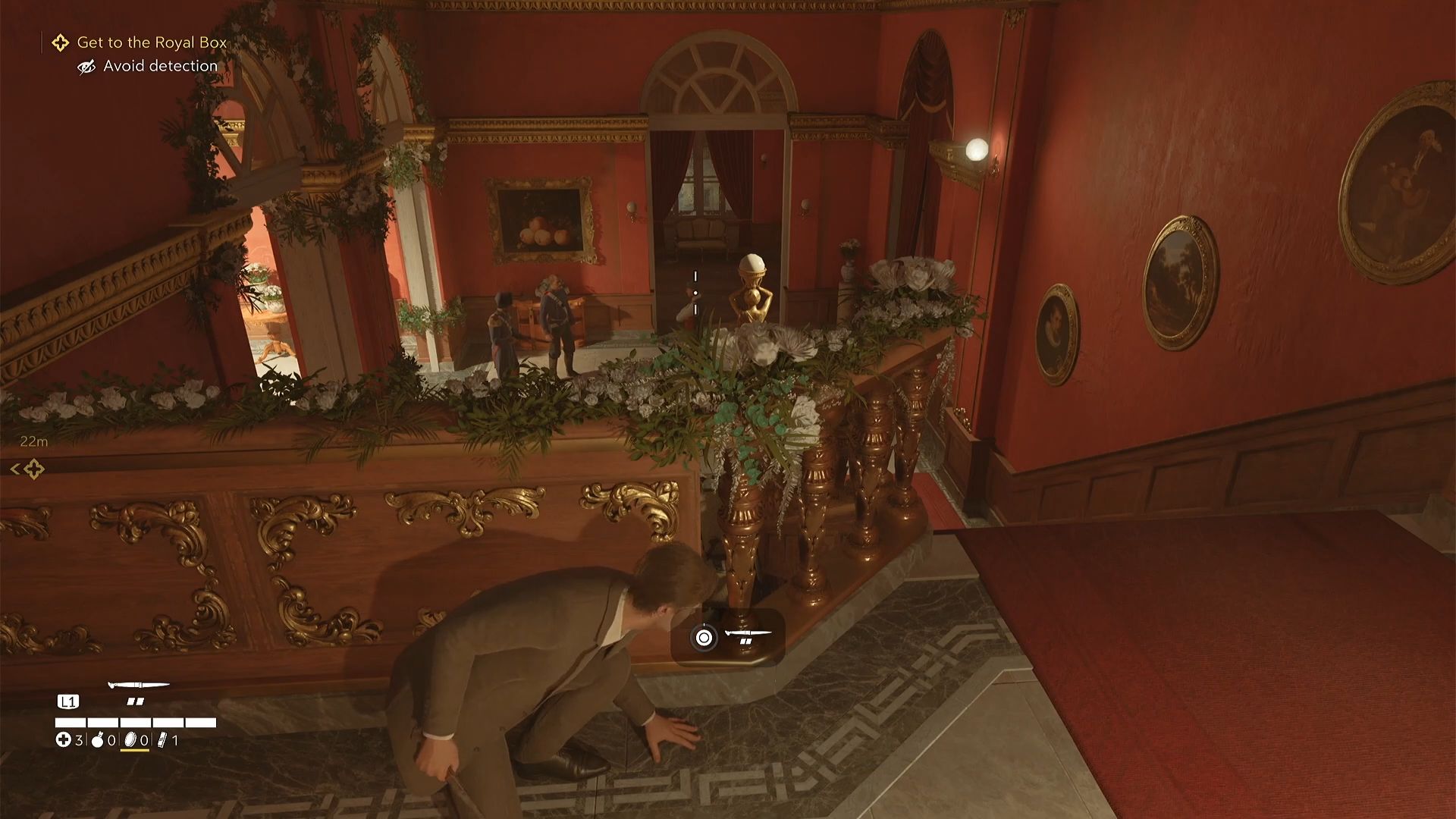 The Baron is in the Royal Box