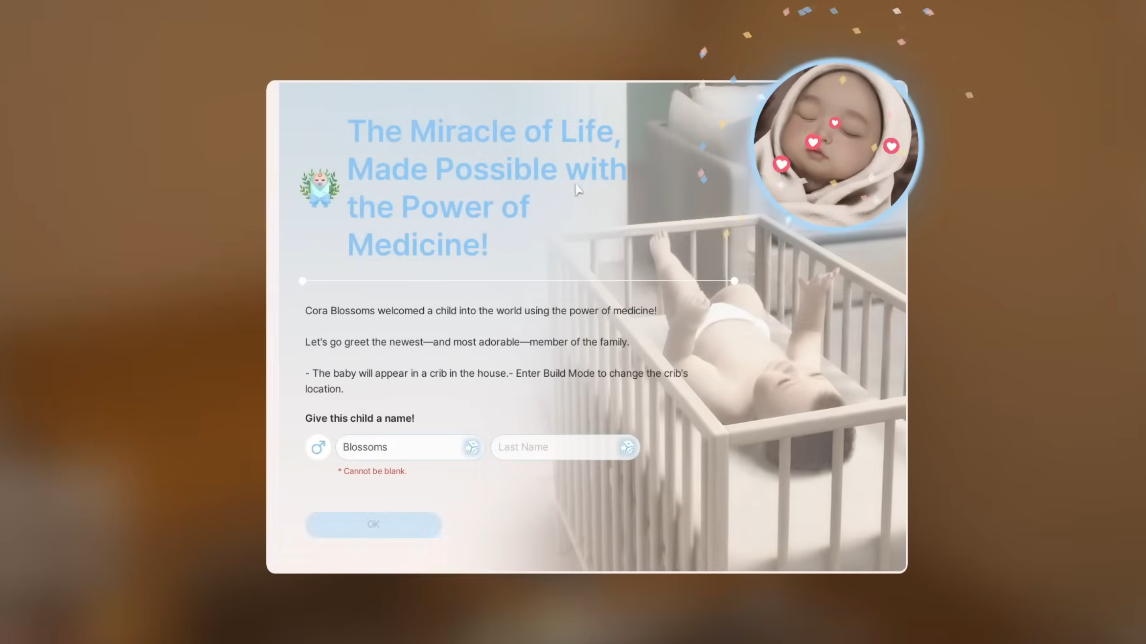 Create a Baby with Medical Help in Inzoi (Image via Krafton)