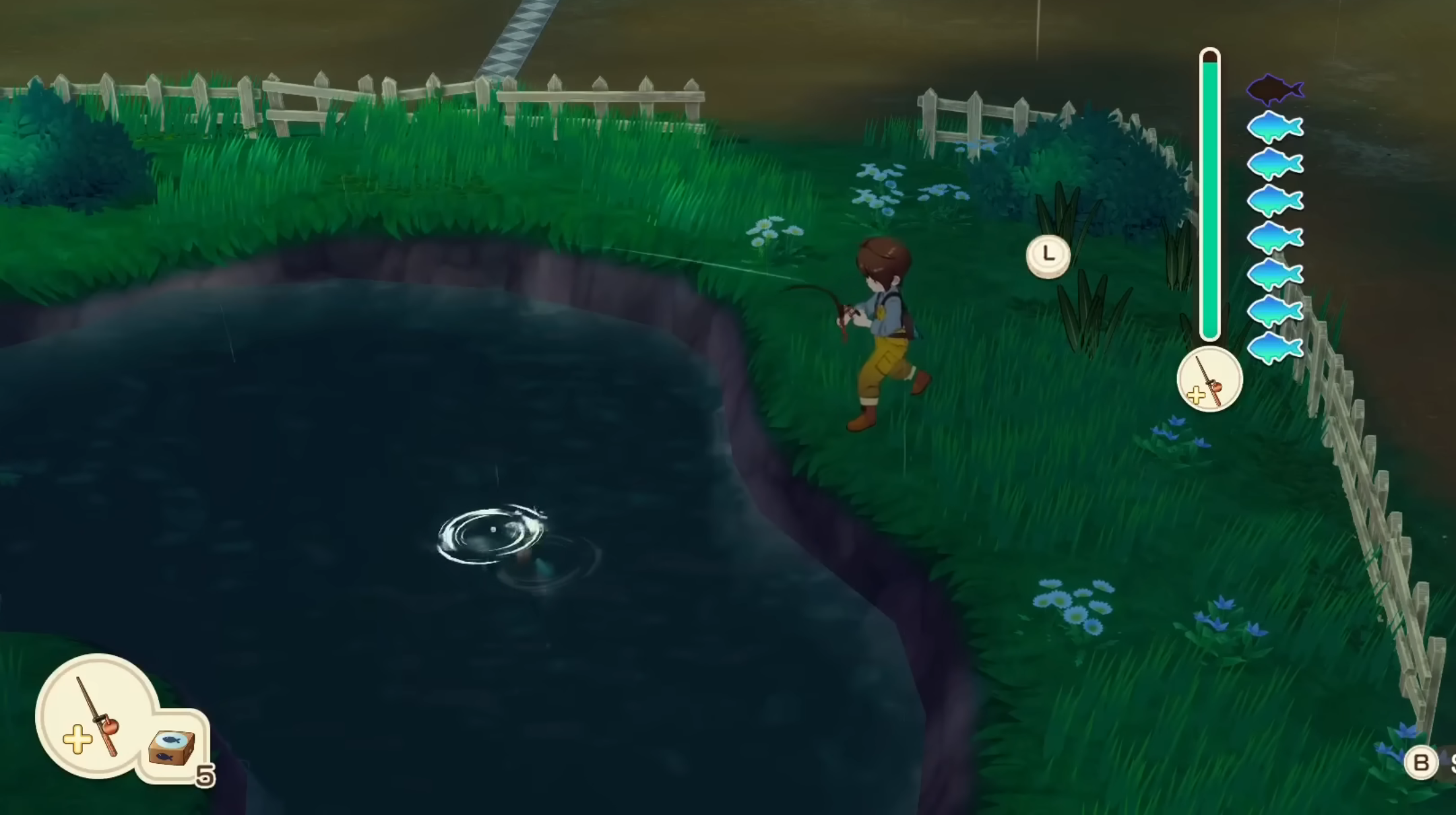 List of fish guide in Story of Seasons Grand bazaar (Image via XSEED Games)