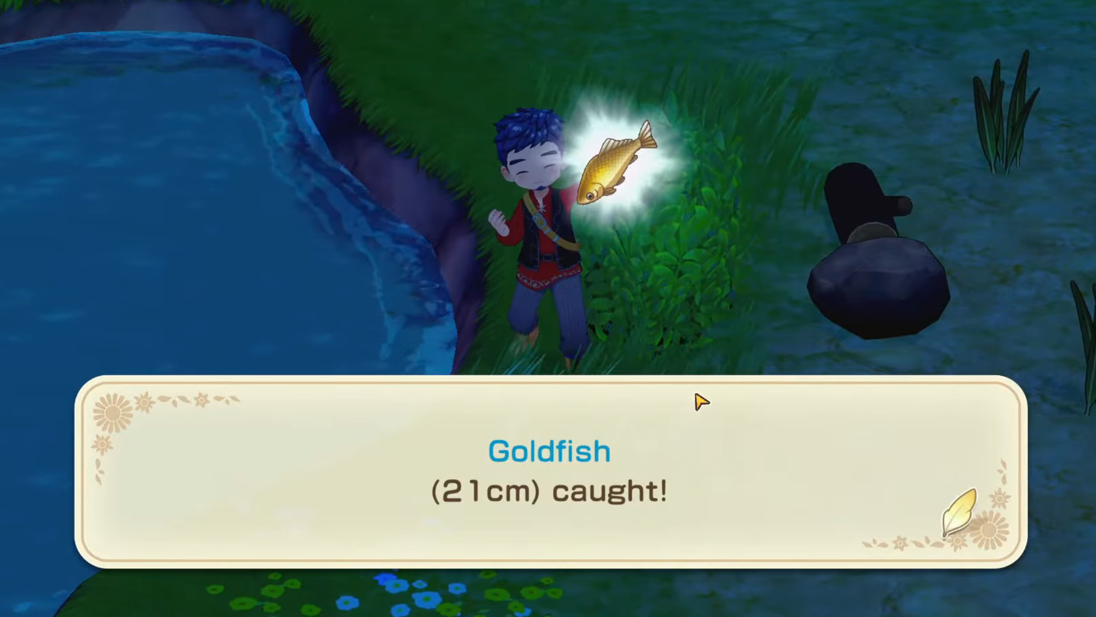 List of fish you can catch (Image via XSEED Games)