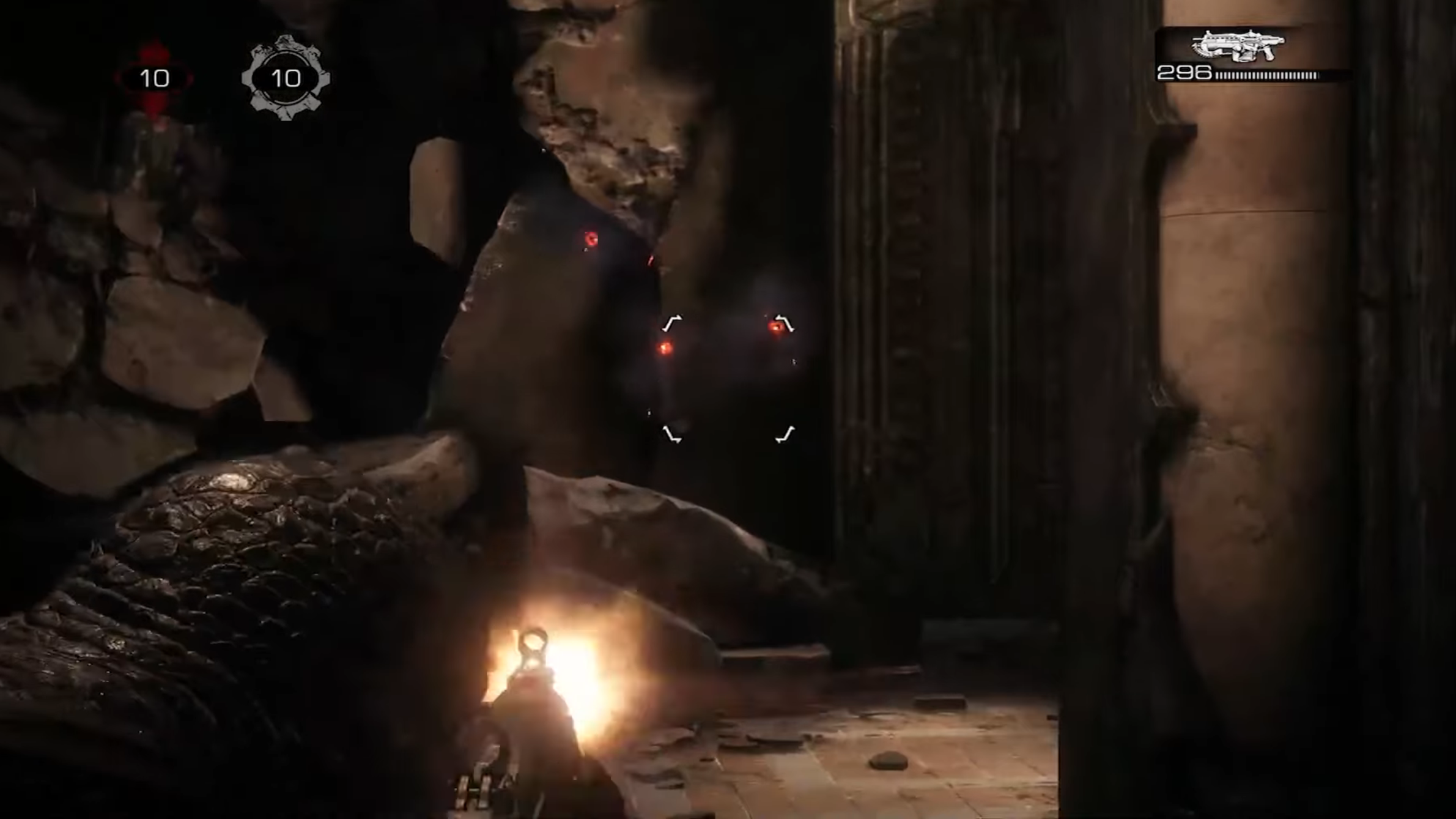 Quickly move into an aim position from a wall bounce (Image via Xbox Game Studios)