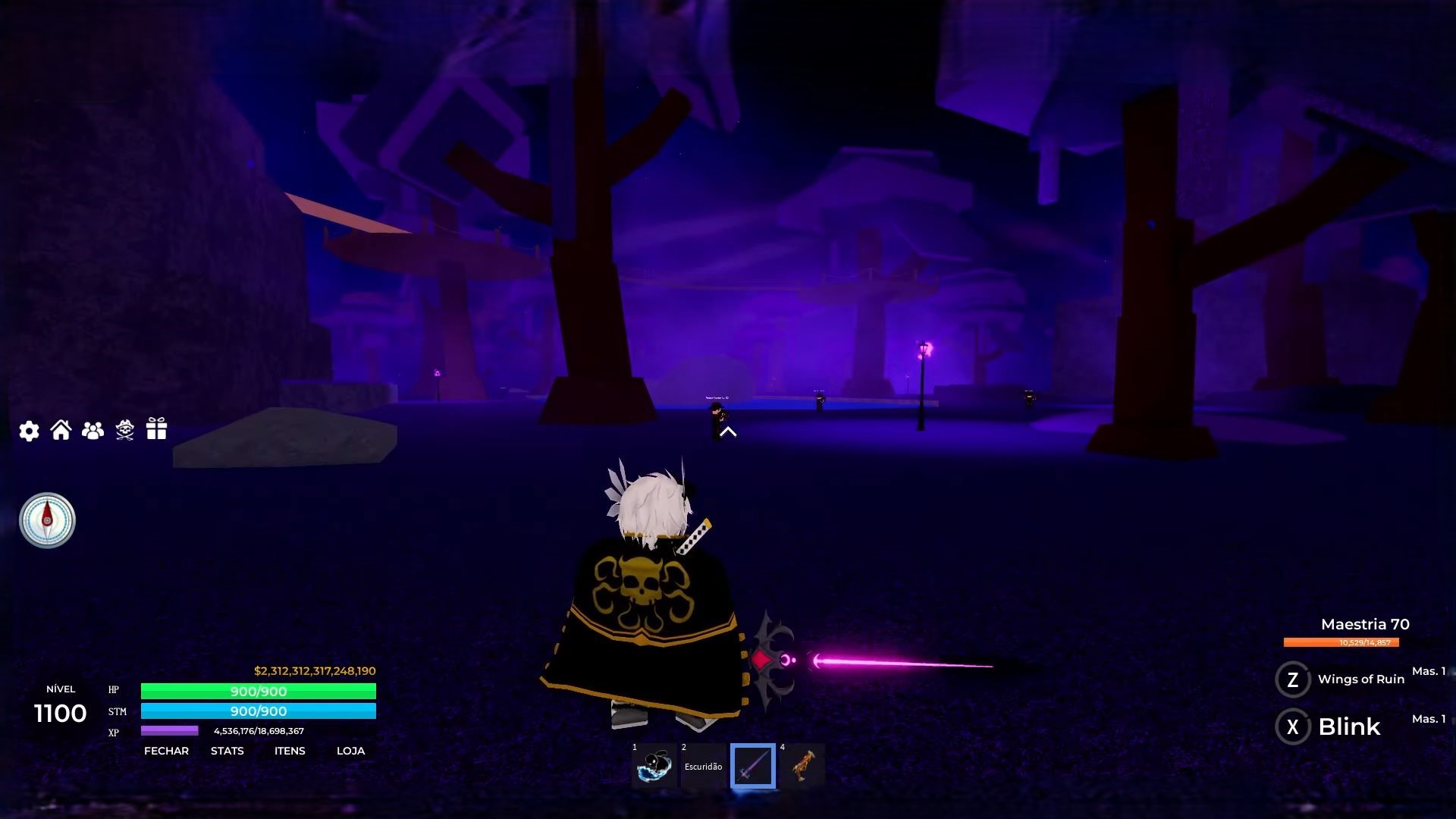 Shadow Blade in Vox Seas (Image via Roblox)