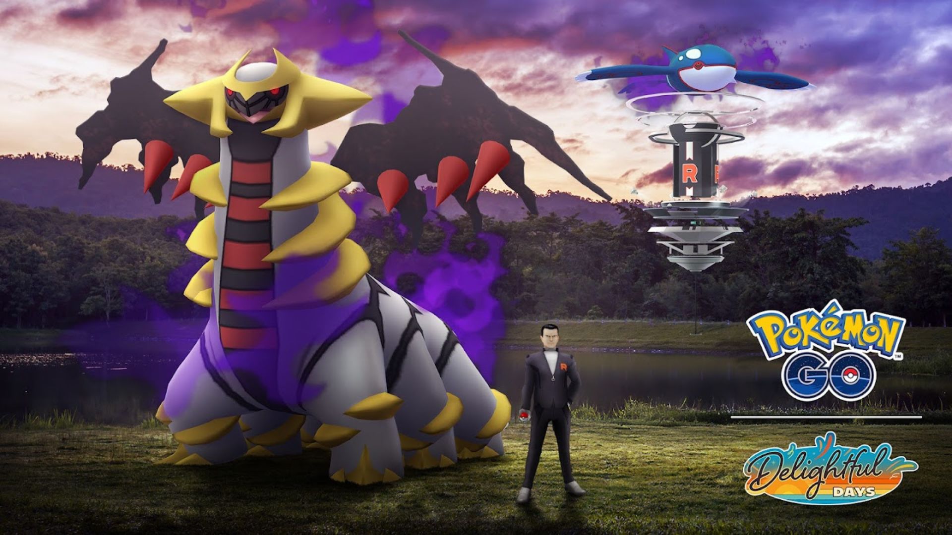 Shadow Giratina and Giovanni in Pokemon GO (Image via TPC)