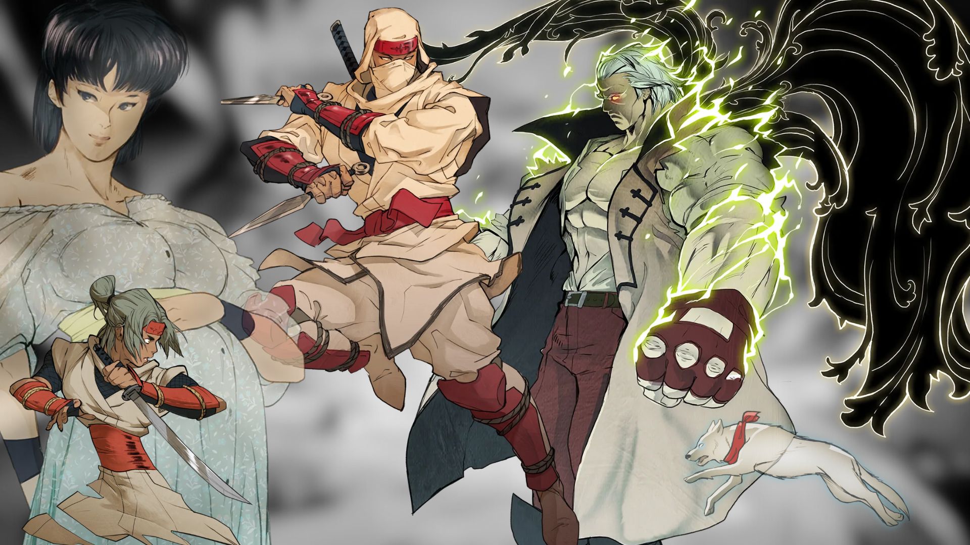 Shinobi: Art of Vengeance Characters (Image via Sega)