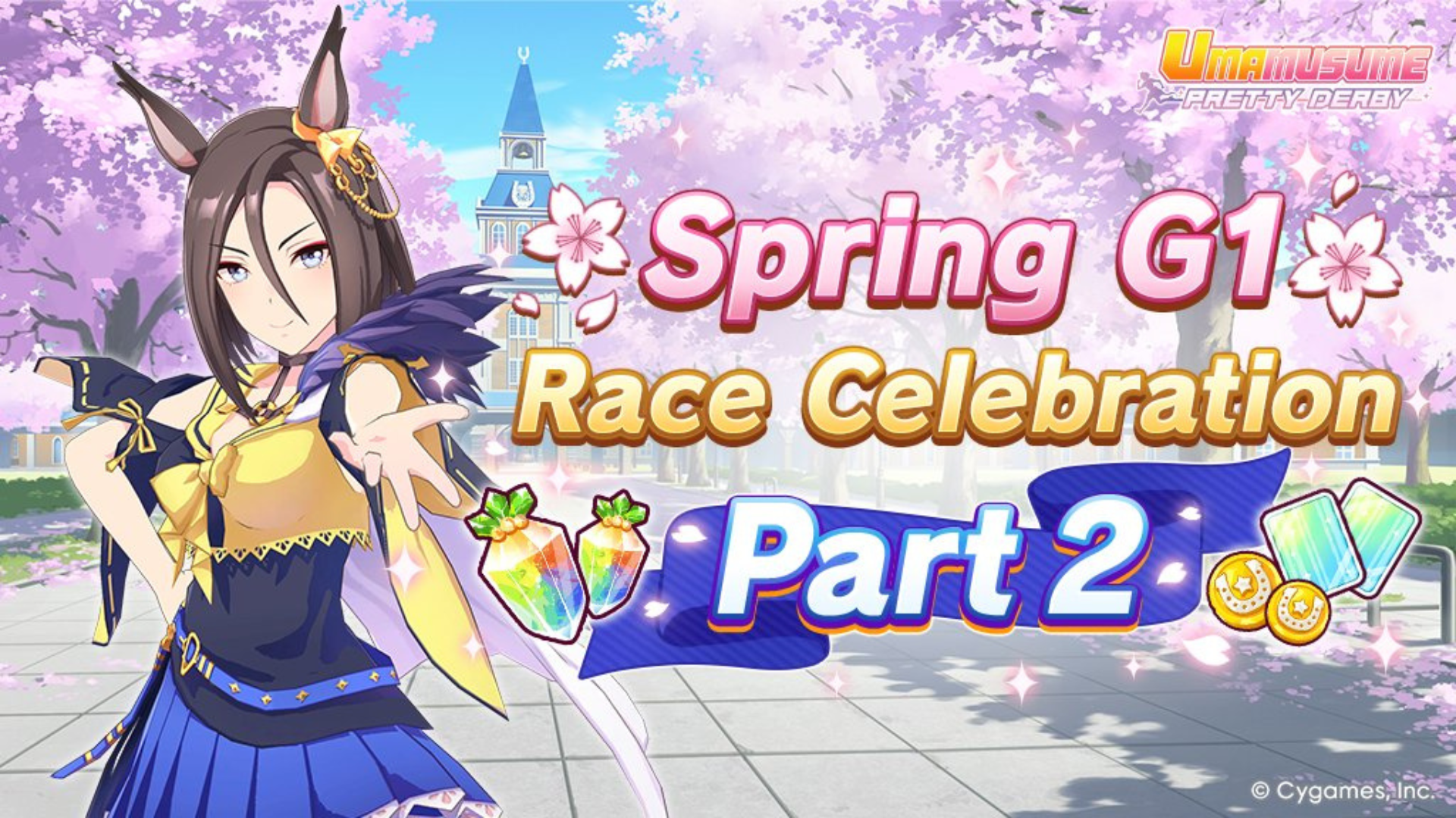 Spring G1 Celebration Part 2 in Umamusume Pretty Derby (Image via Cygames Inc.)
