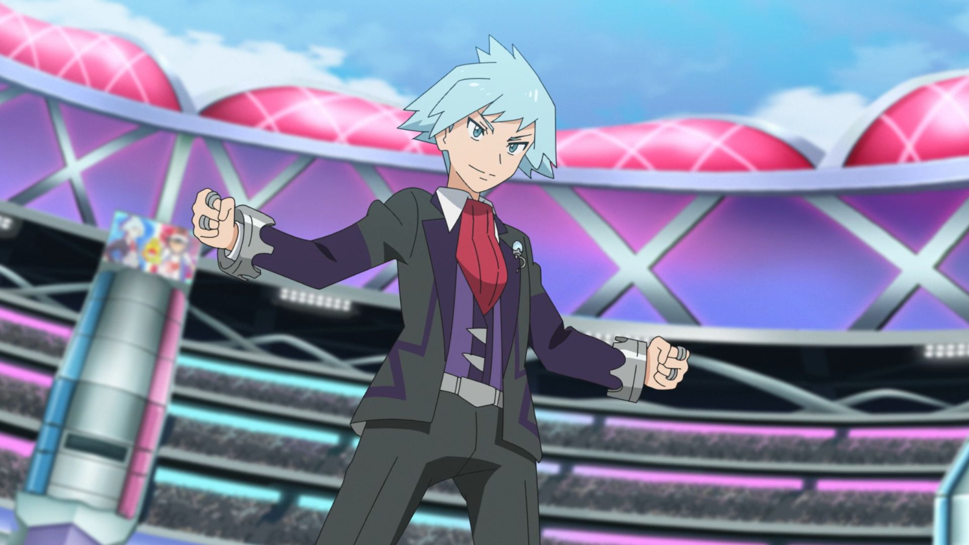 Steven Stone in the anime (Image via TPC)