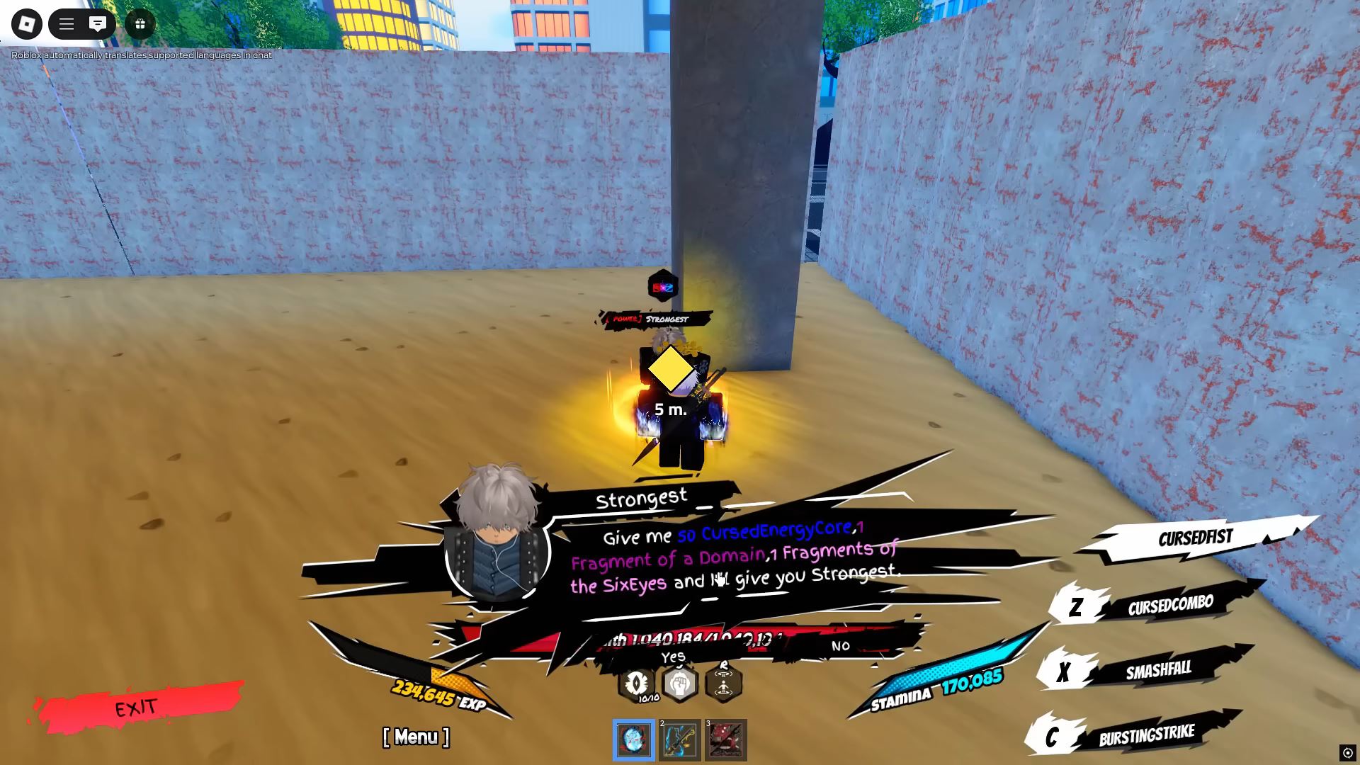 Strongest Quest (Image via Roblox)