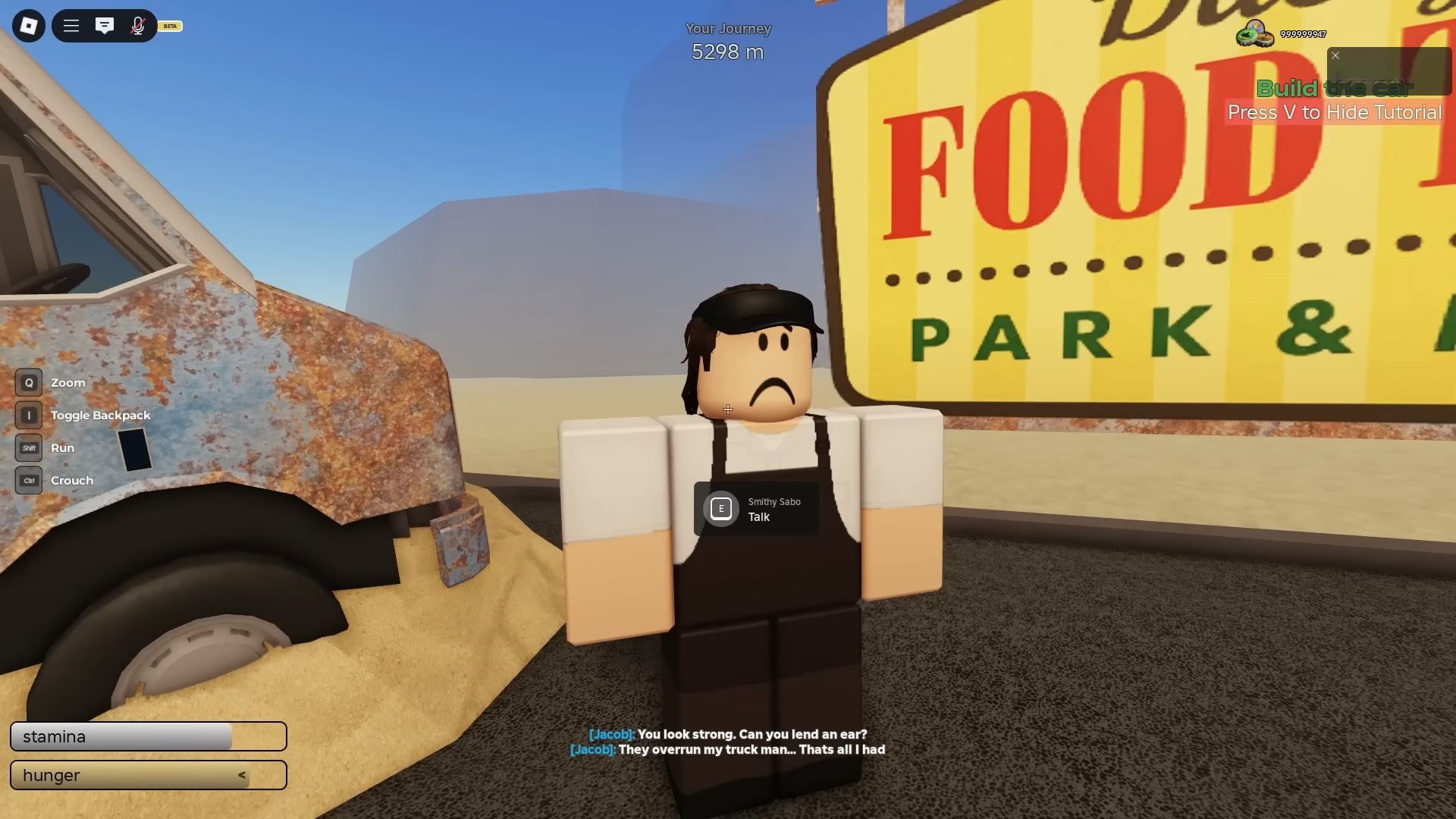 Talk to the NPC (Image via Roblox)