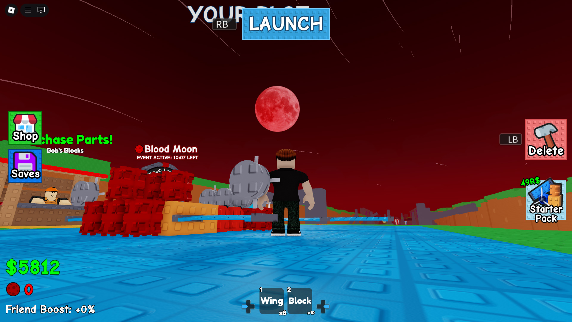 The Blood Moon (Image via Roblox Corporation)