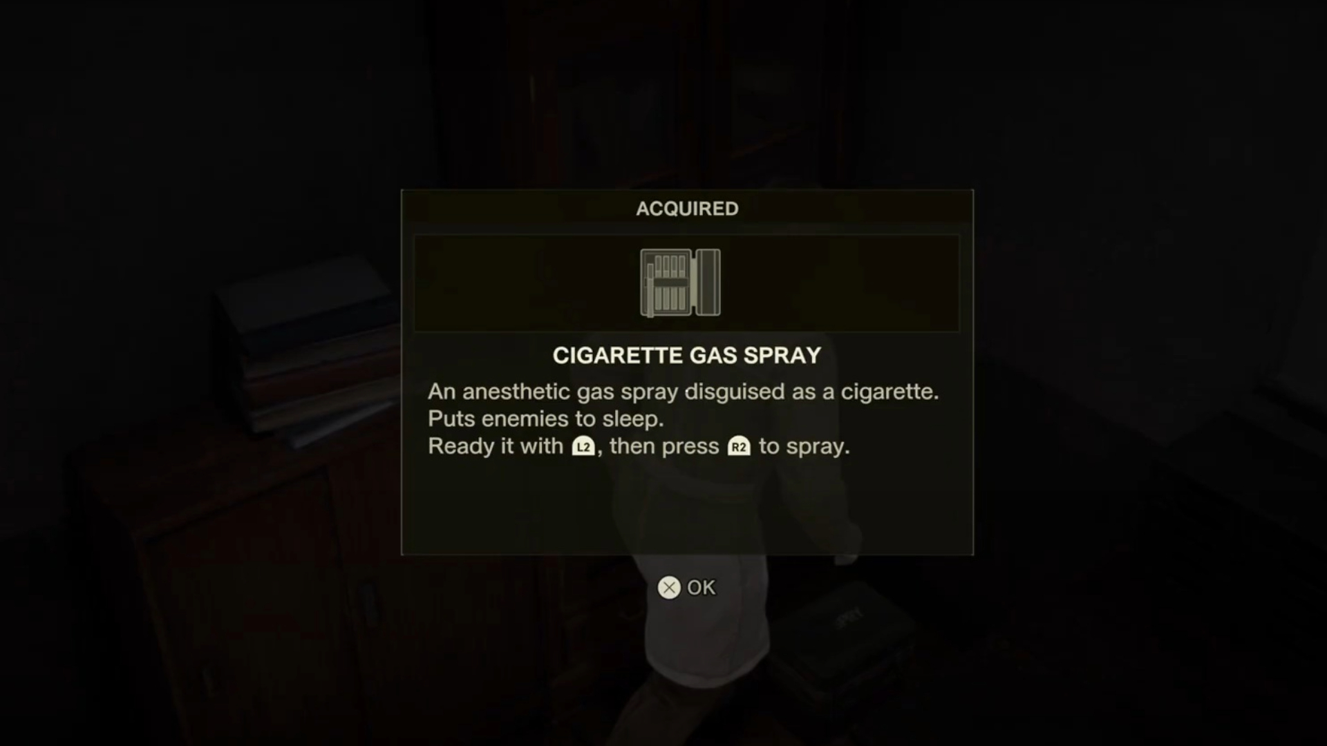 The Cigarette Gas Spray is a non-lethal item