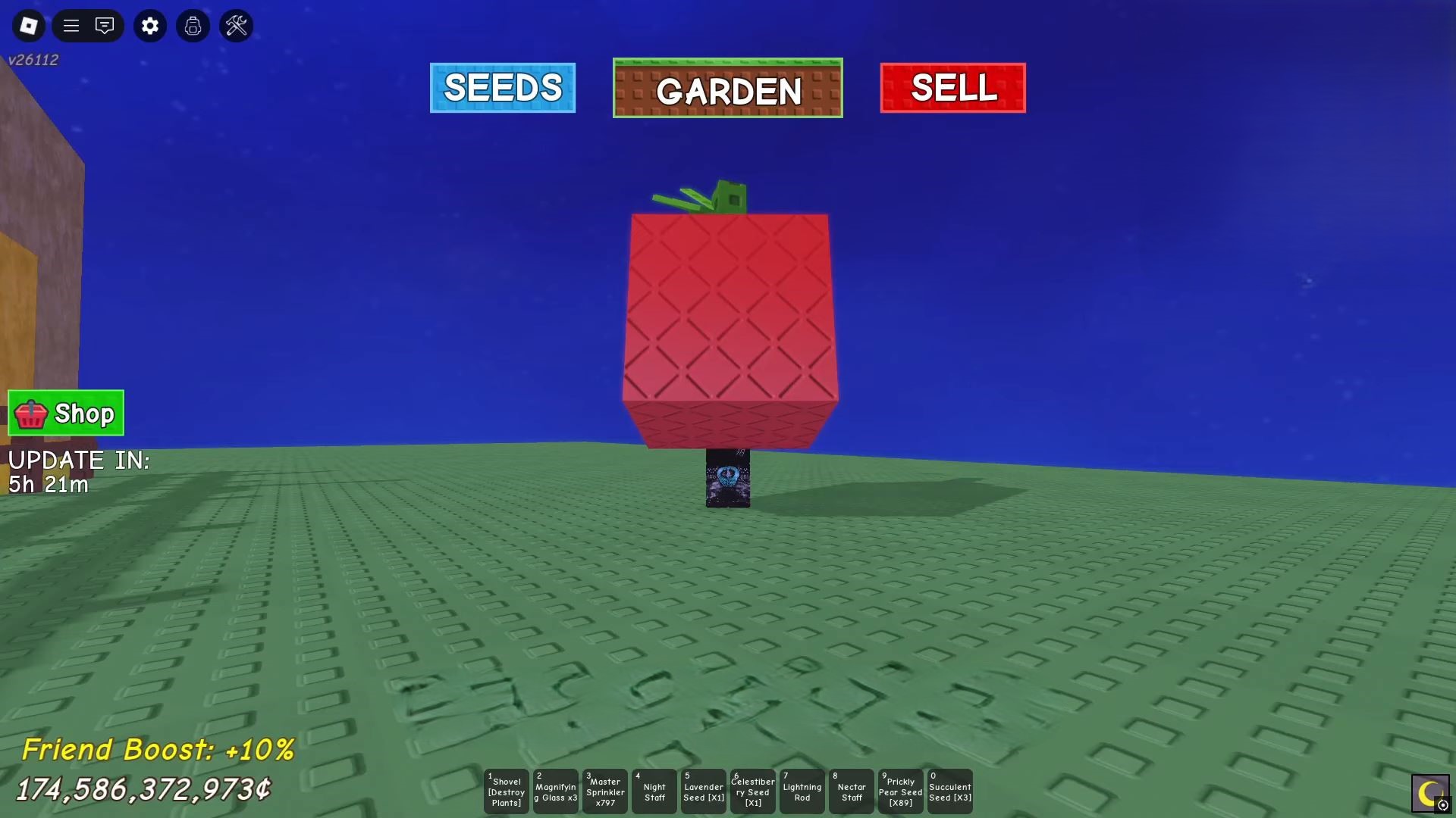 The Grand Tomato in Grow a Garden (Image via Roblox)