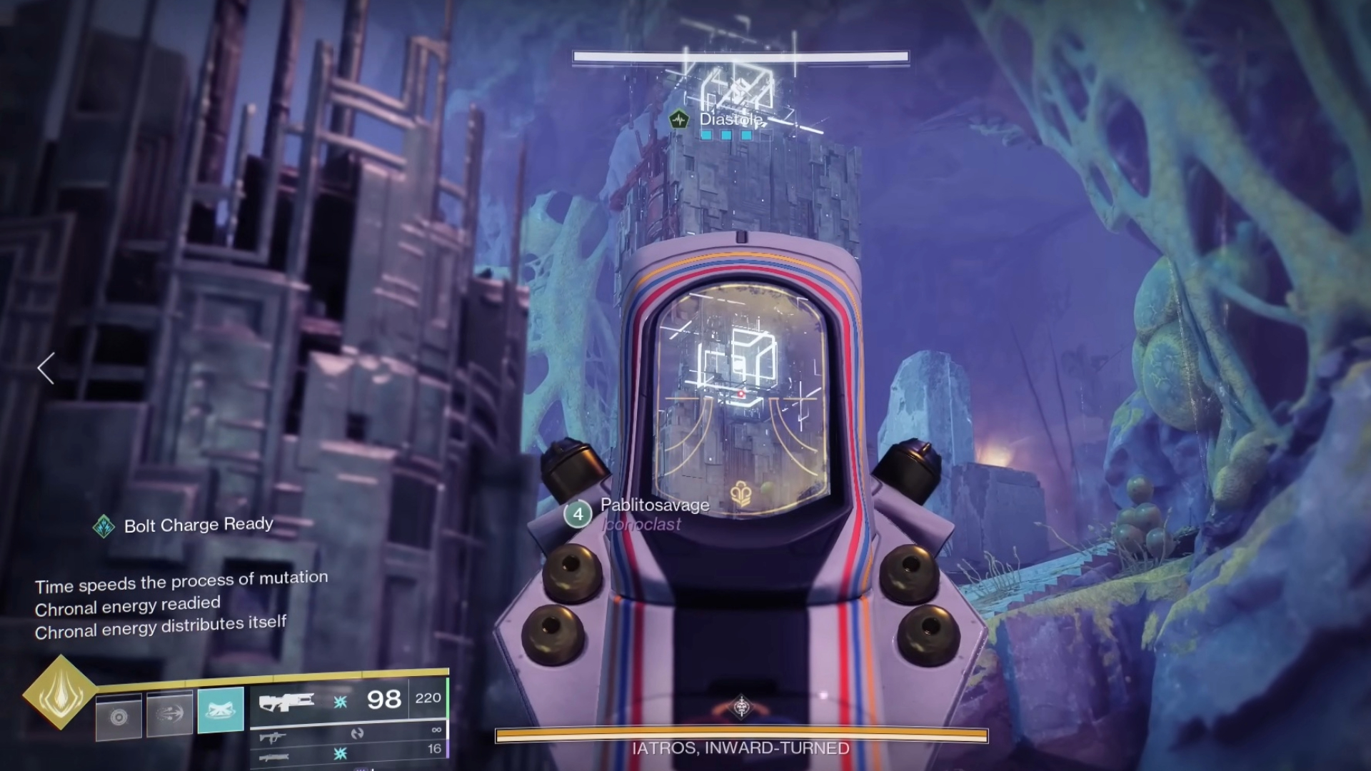 The fight against Iatros, Inward-Turned