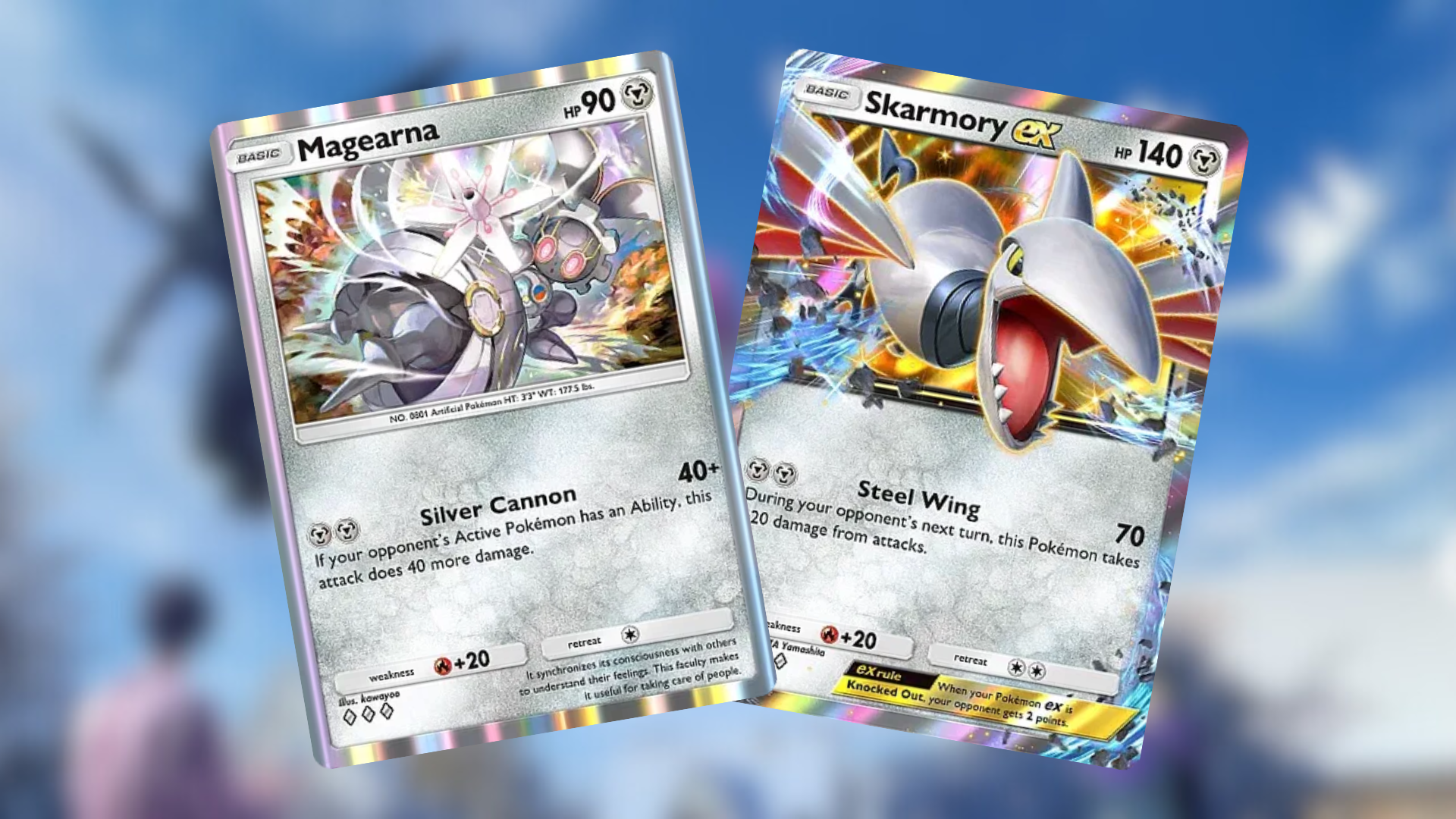 The only two Pokemon in the whole deck (Image via The Pokemon Company)