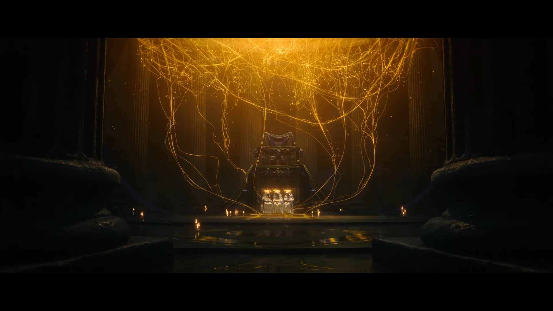 The Threads of Fate as shown in the cinematic intro of Titan Quest 2. (Source: THQ Nordic)