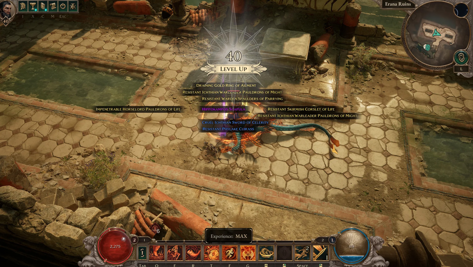 The current max level cap is 40