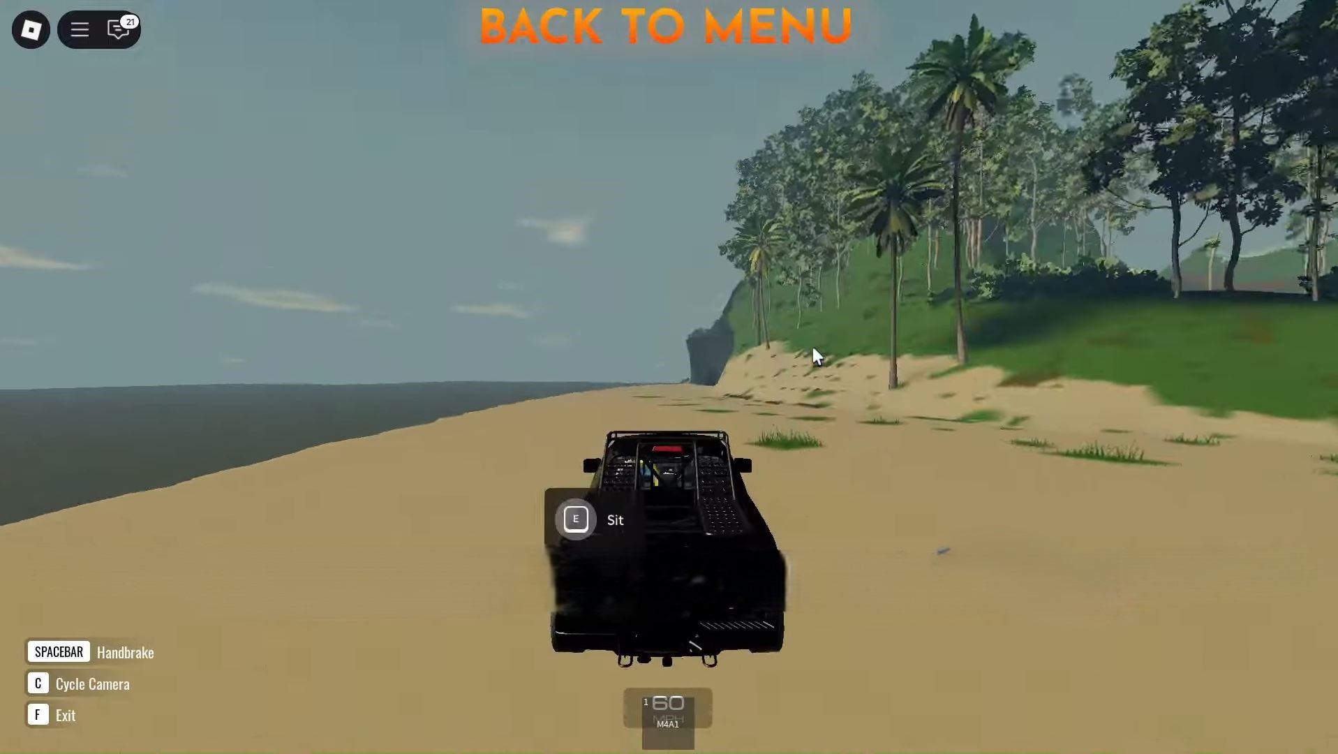 Travel to the Beach (Image via Roblox)