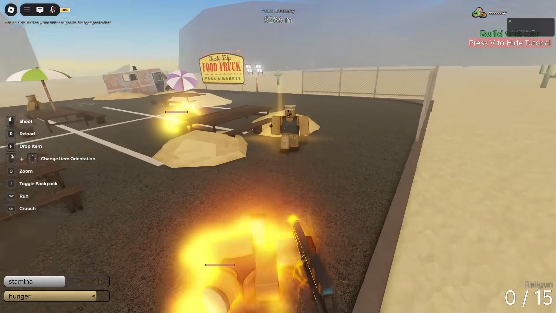 Travel to the Food Truck Market (Image via Roblox)