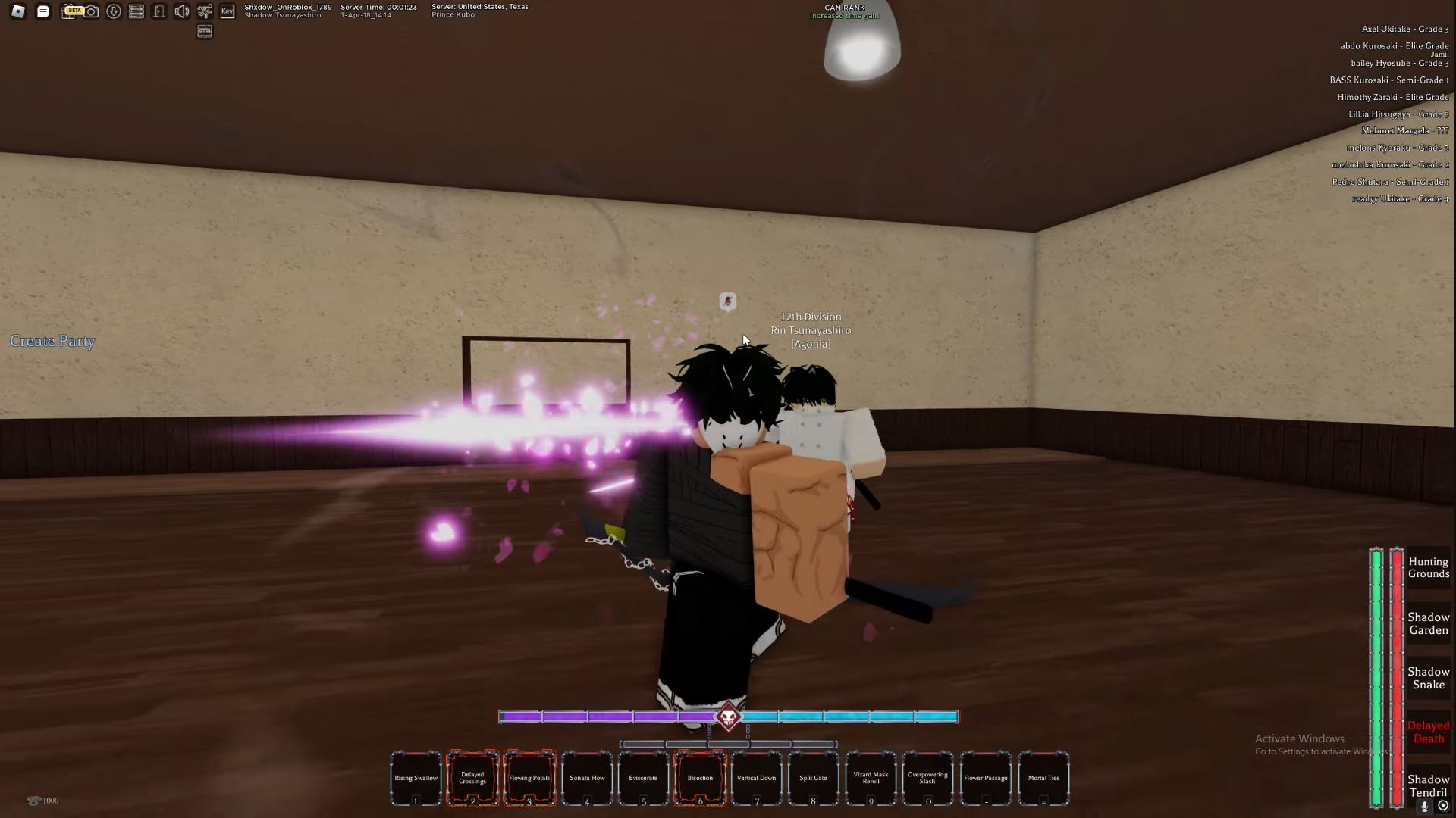 True Vizard in combat (Image via Roblox)