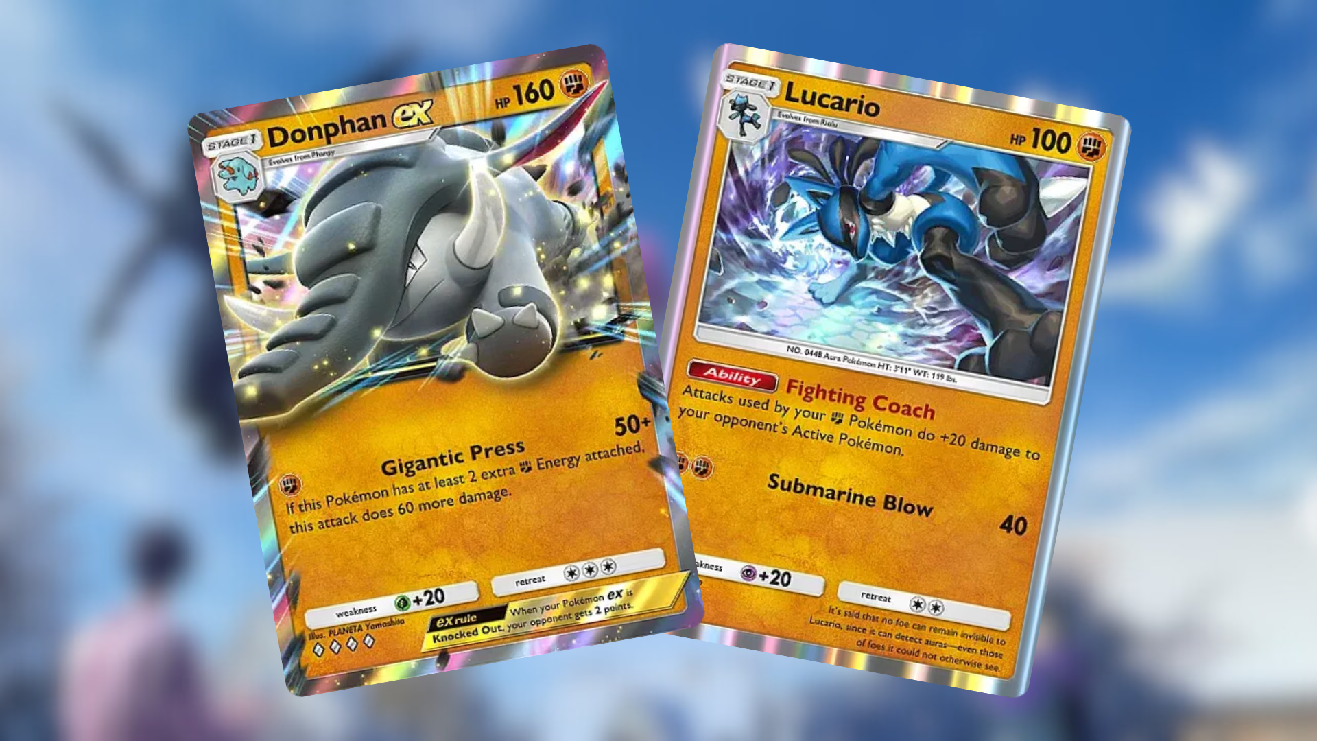 Two key pieces of the deck (Image via The Pokemon Company)