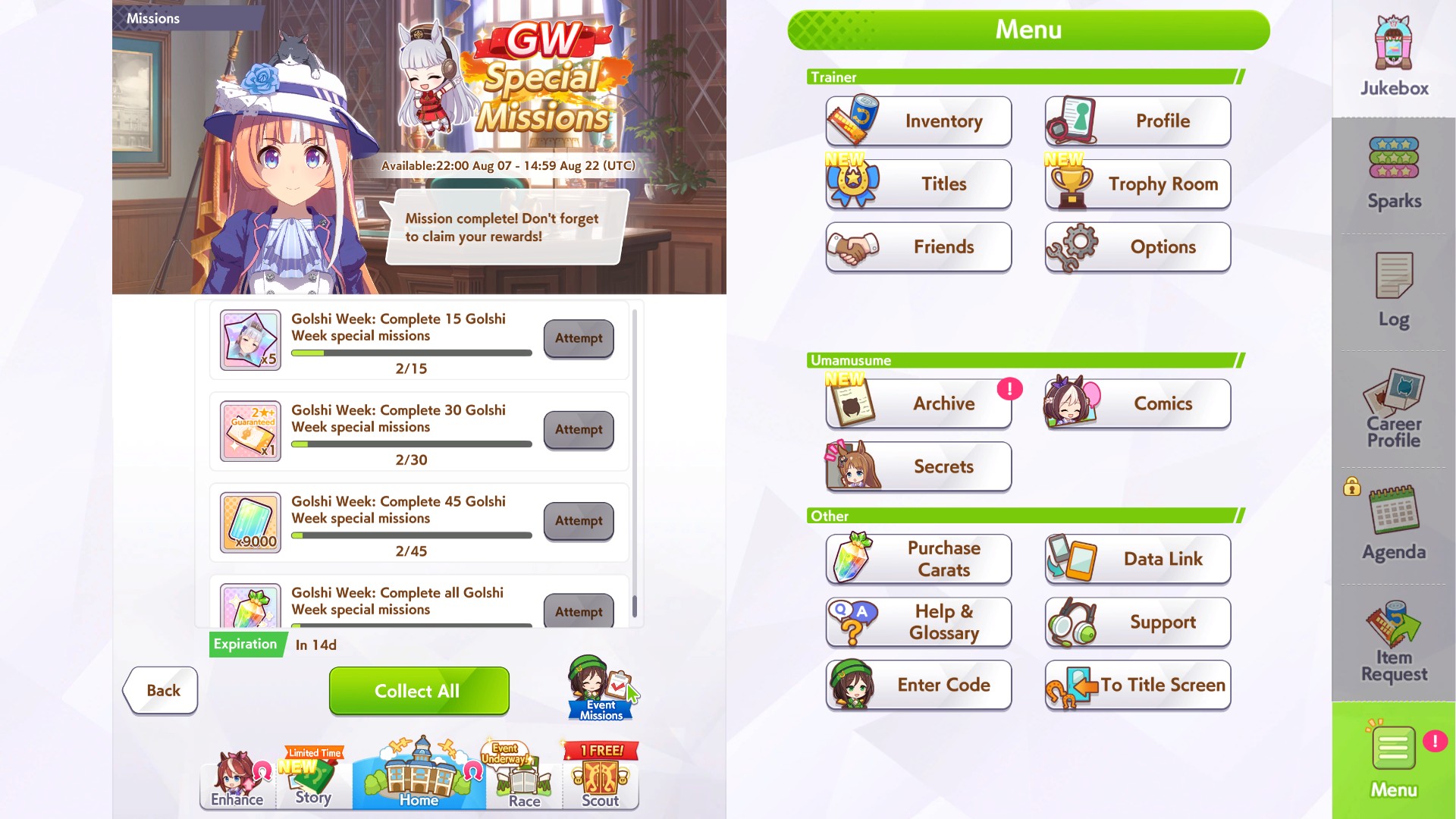 GW Special Missions