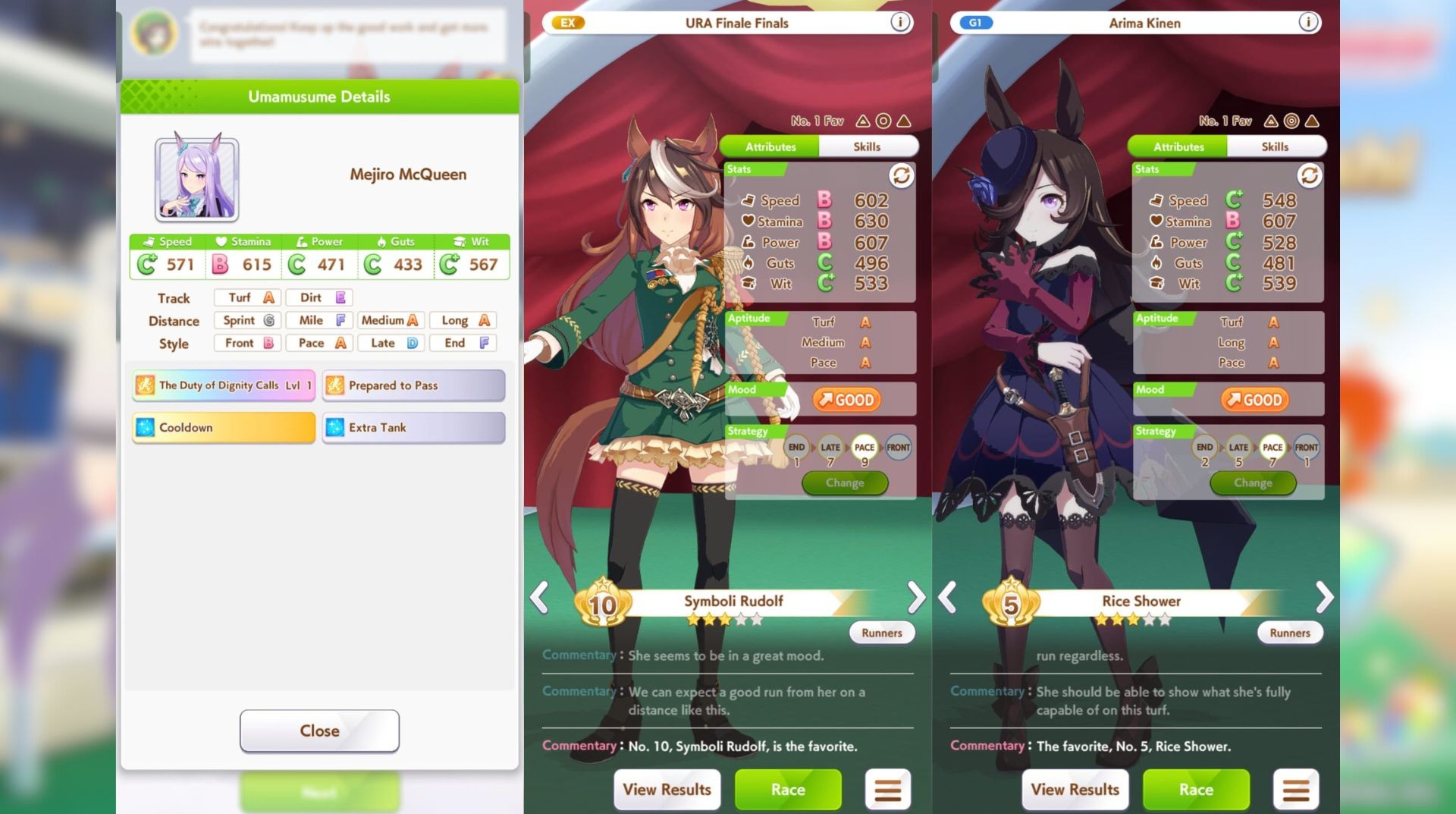 Toughest opponents in Golshi Mode (Image via Cygames | Deltia's Gaming)