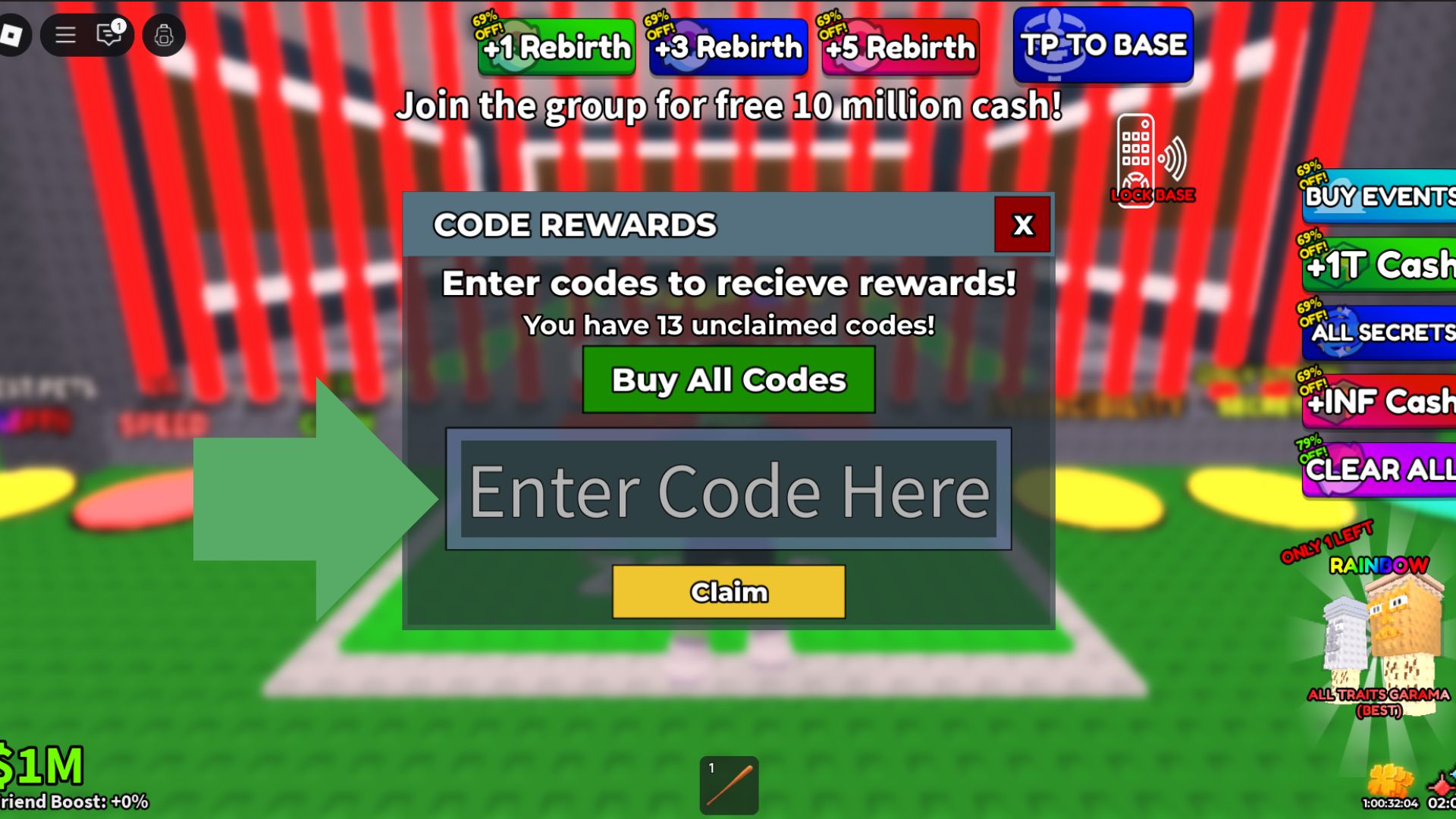 Redeem the codes here (Source: Roblox)