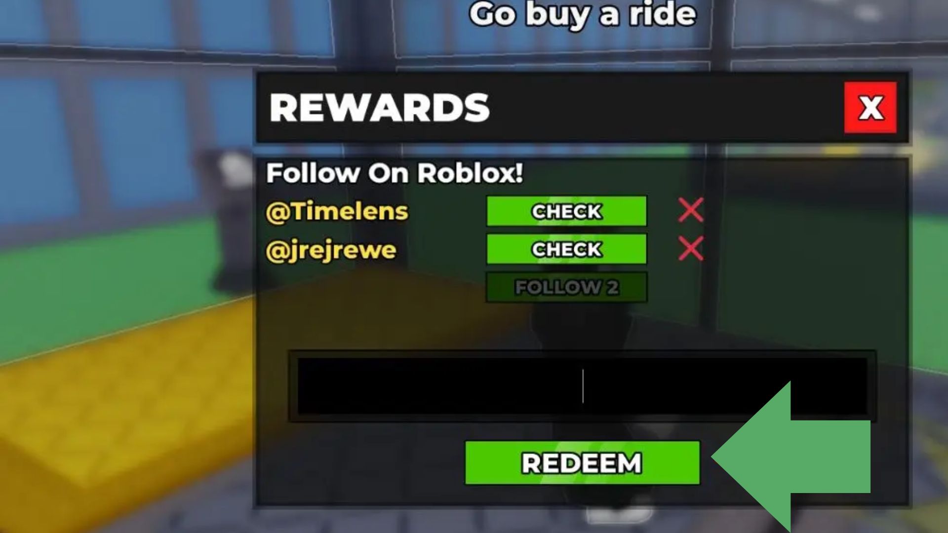 Redeem the codes here (Source: Roblox)