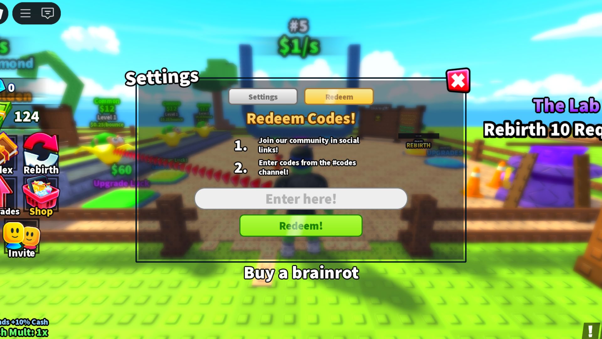 Redeem the codes here (Source: Roblox)