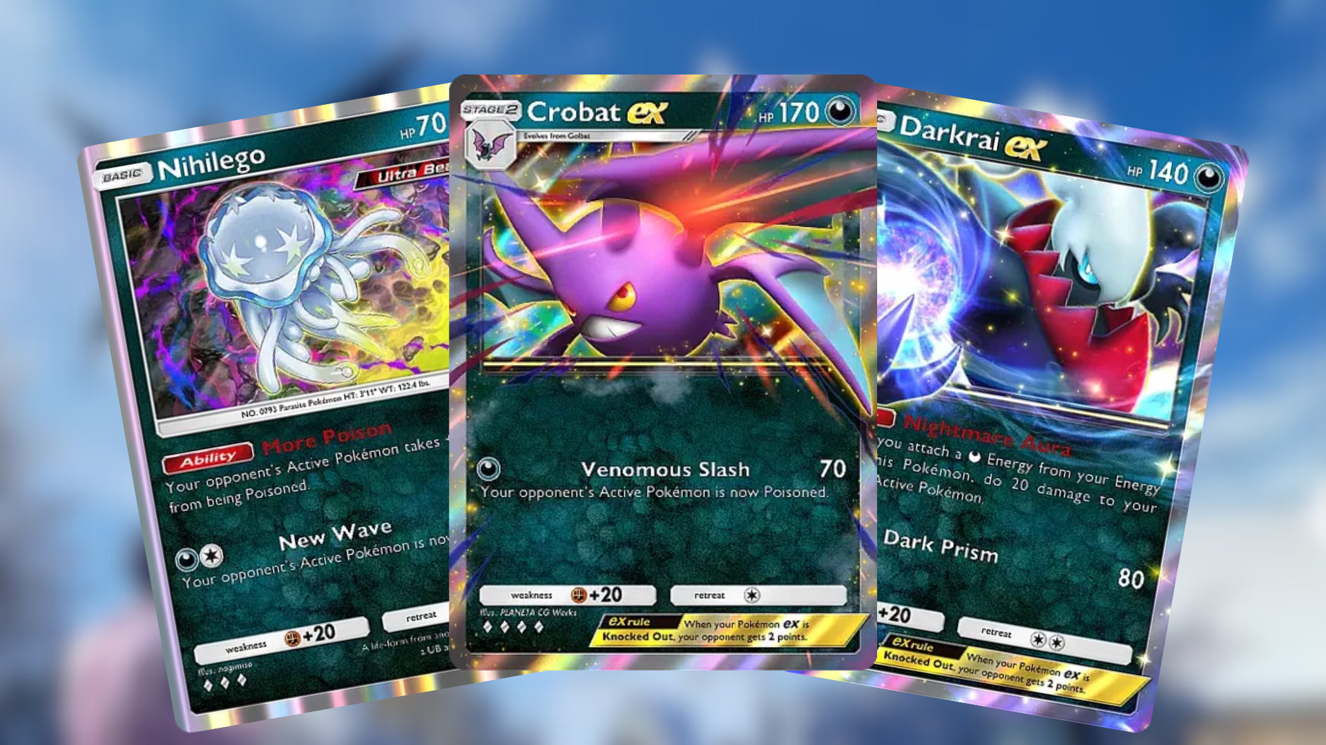 Use Darkrai and Nihilego to increase your damage (Image via The Pokemon Company)