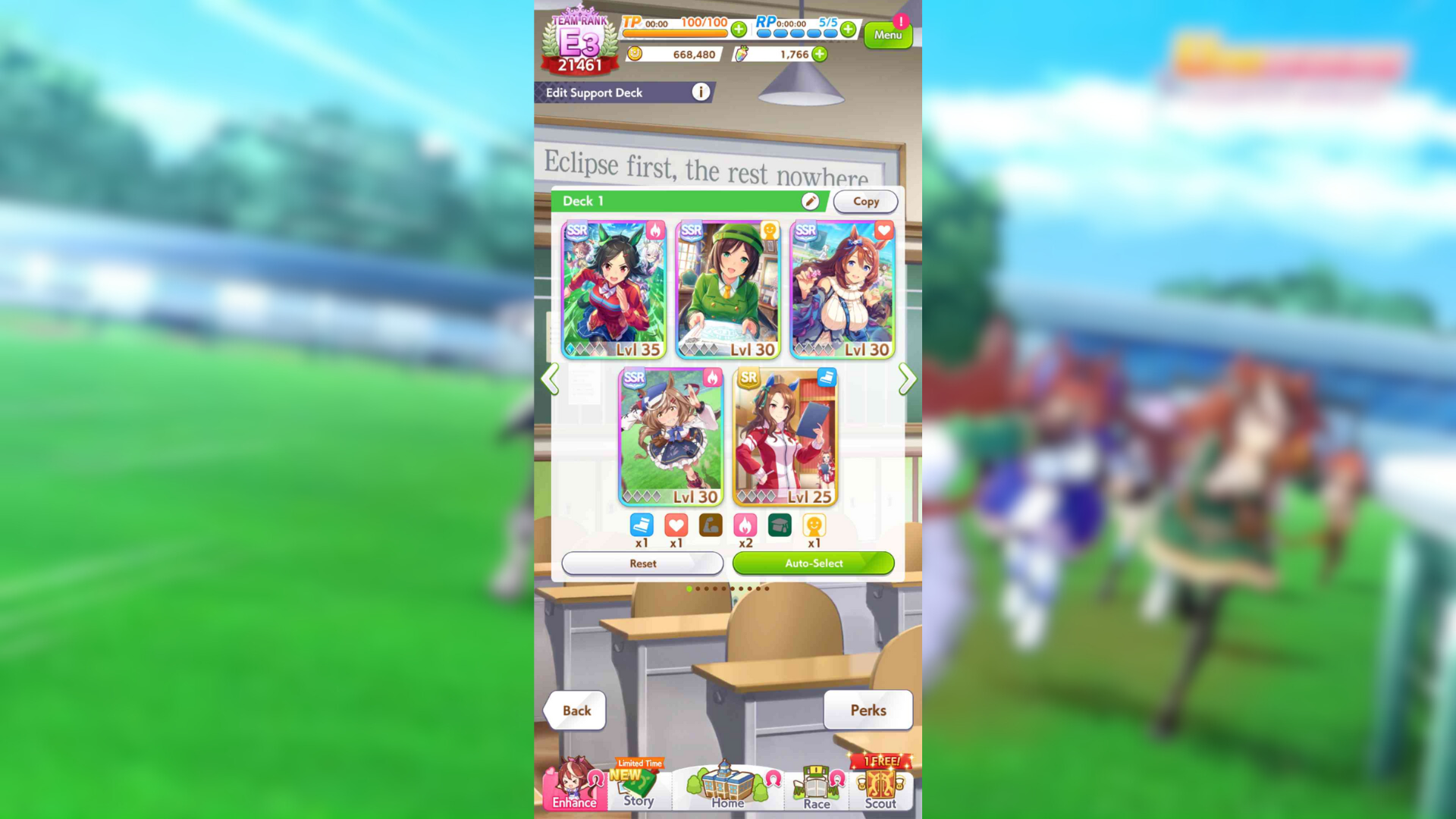 Use Support Cards to encounter various events (Image via Cygames Inc.)