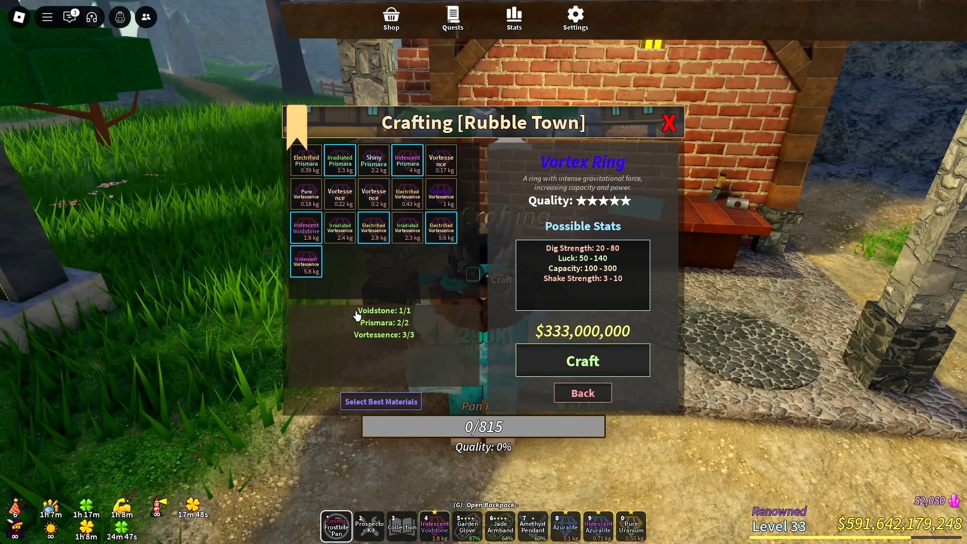 Vortex Ring materials (Image via Roblox Corporation)