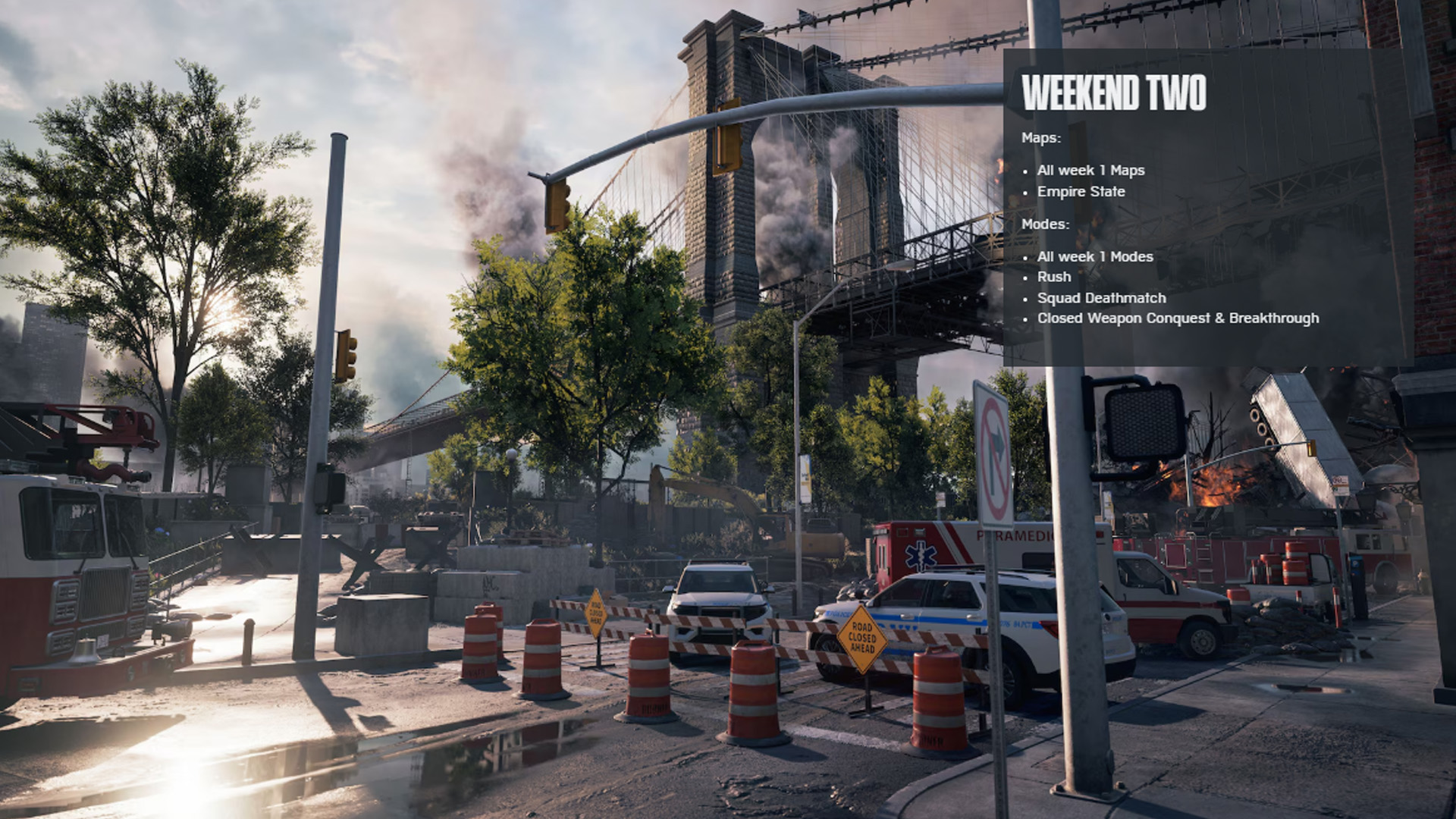 Weekend 2 maps and modes