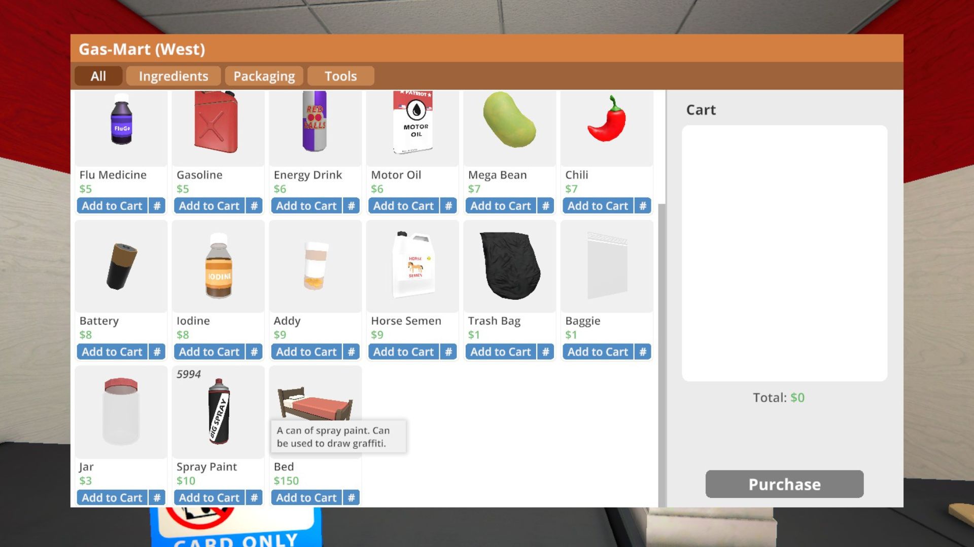 Where To Buy Spray Paint in Schedule 1