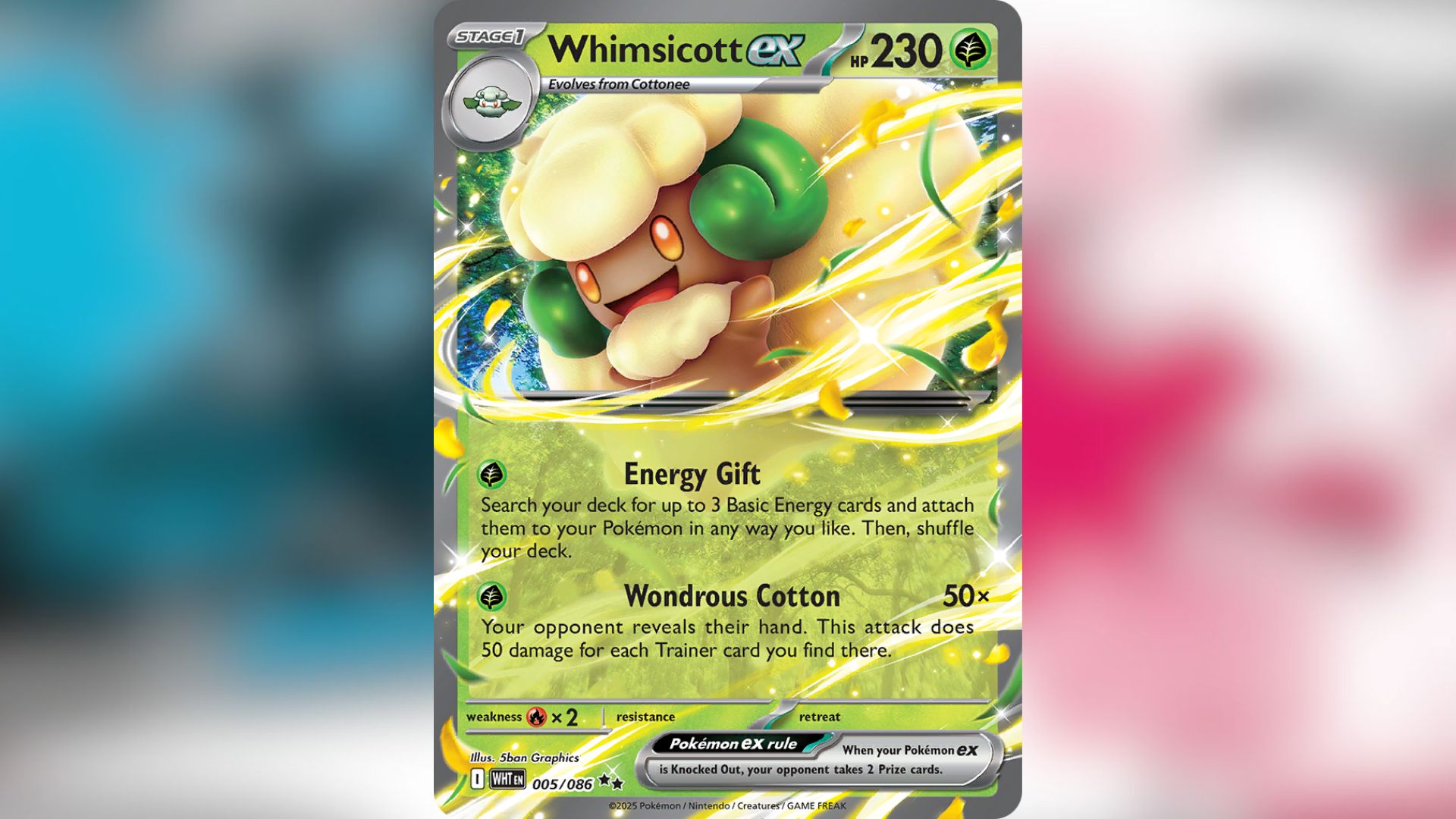 Whimsicott ex (Image via TPC)
