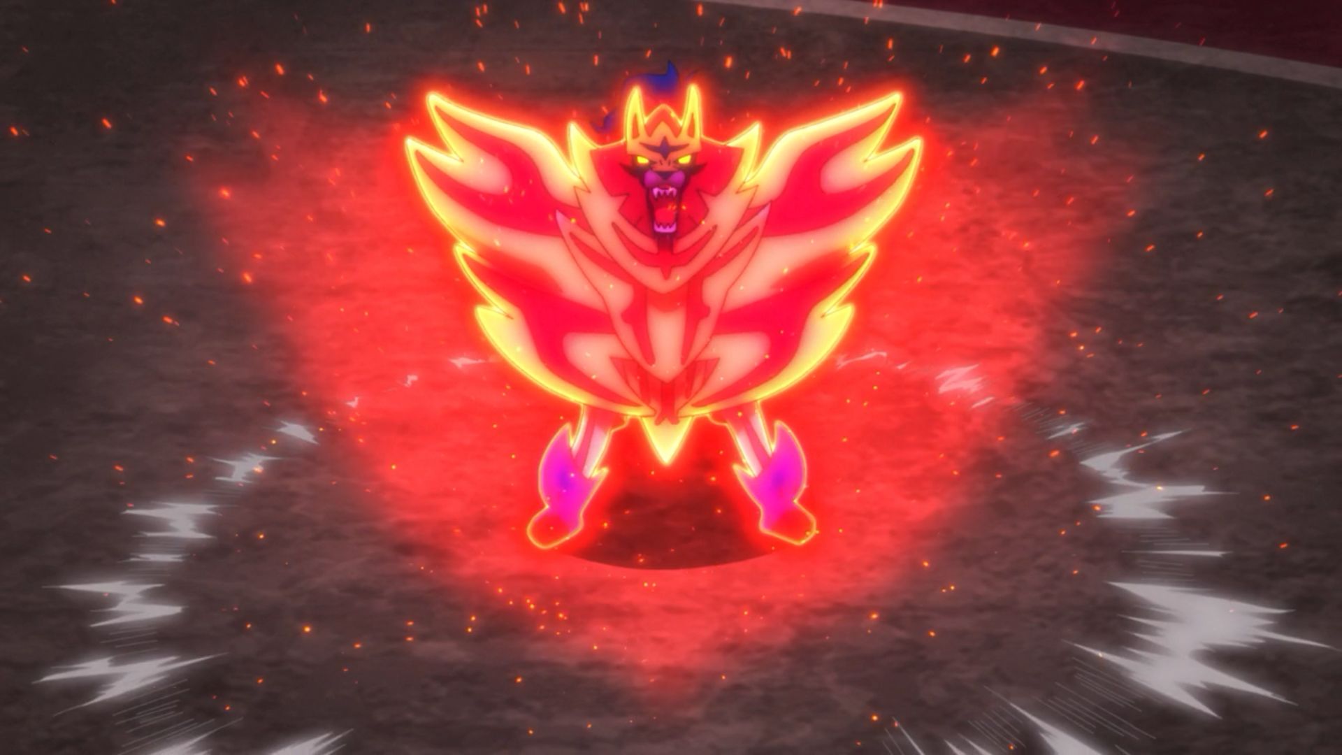Zamazenta using Behemoth Bash (Image via TPC)
