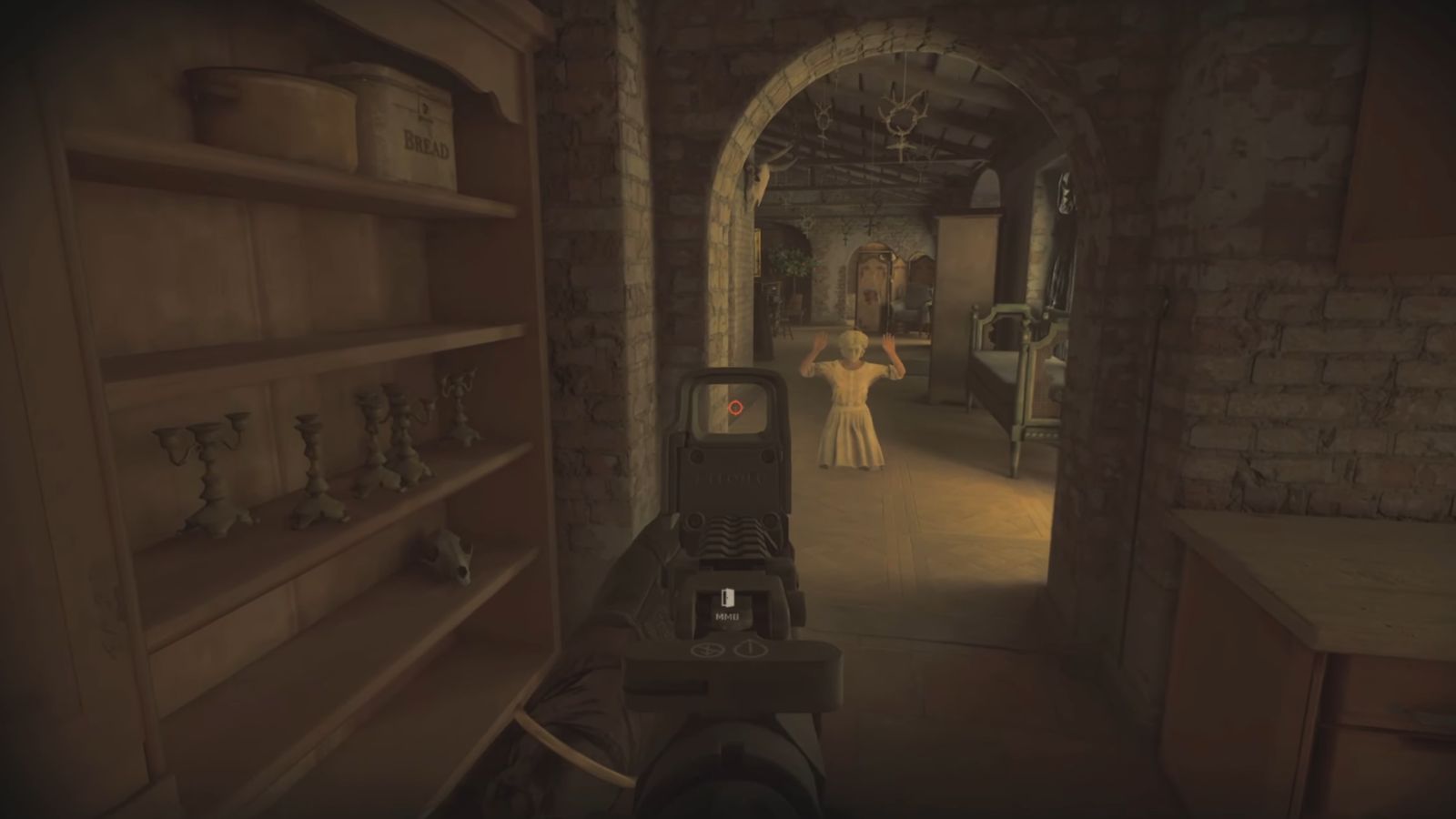 Nader and Raskin are the two prime suspects in Ready or Not (Image via VOID Interactive | takibo/YouTube)