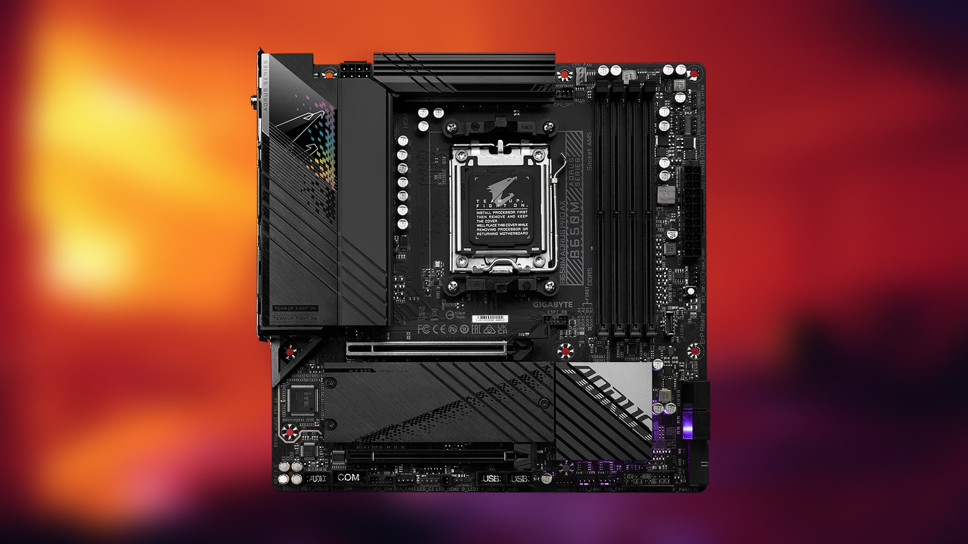 Aorus Pro motherboard (Image via Gigabyte)