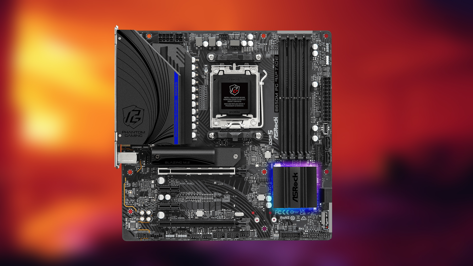 An image showing the ASRock Riptide motherboard (Image via ASRock)