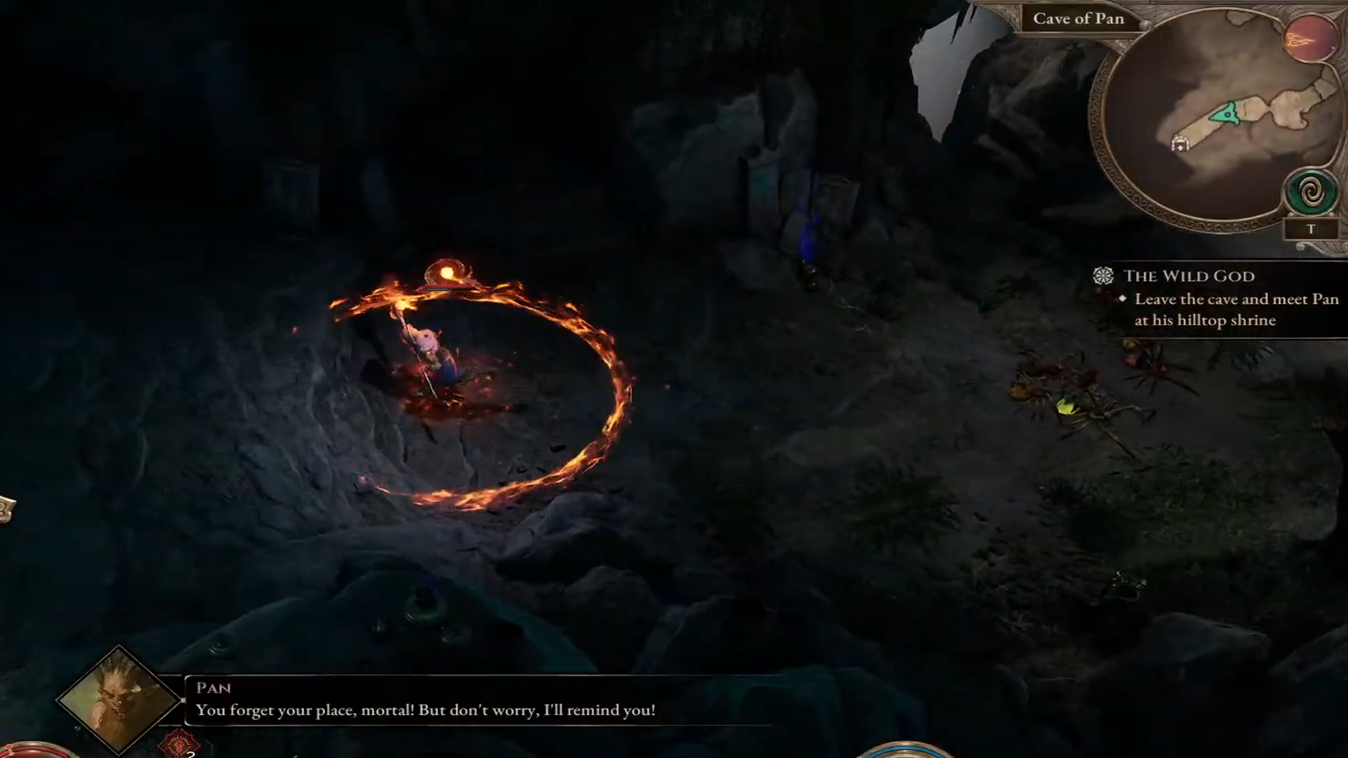 Battlemage performing a Whirlwind in Titan Quest 2. (Source: THQ Nordic | CROTemplarGaming)