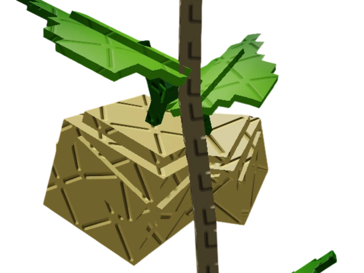 Crown Melon is a multi-harvest crop (Image via The Garden Game | Roblox)