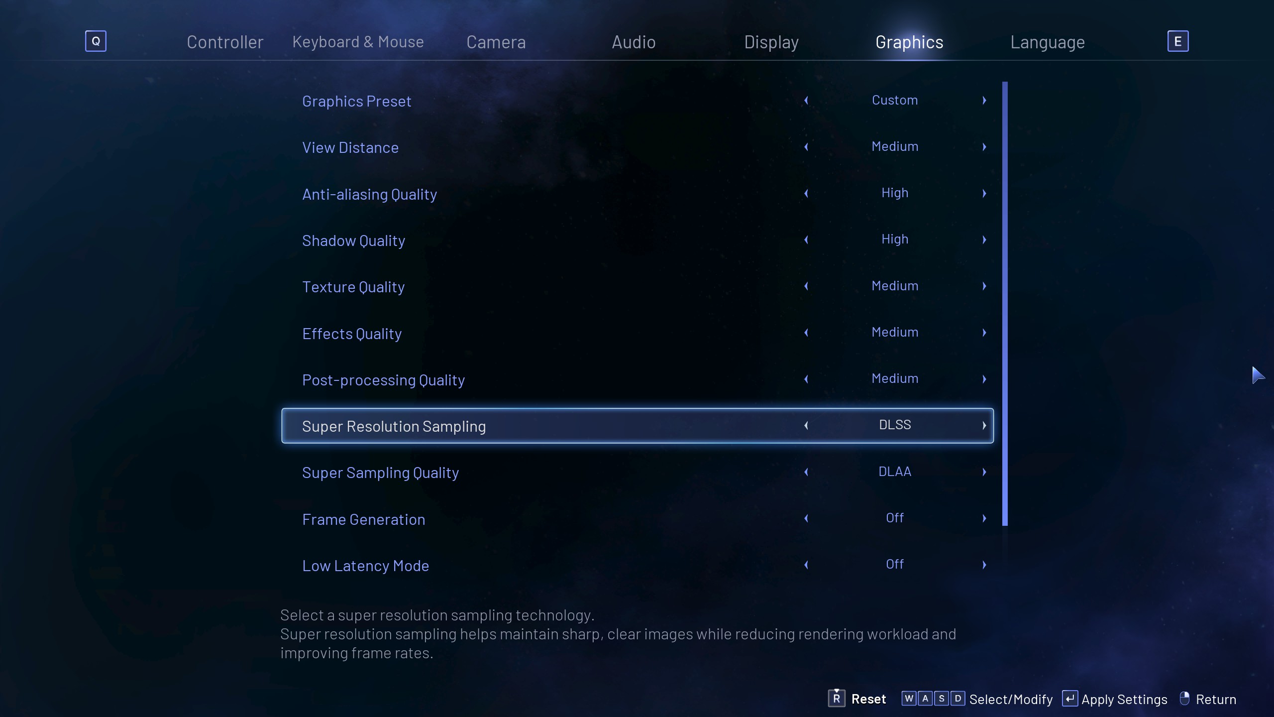 Lost Soul Aside: Settings Page