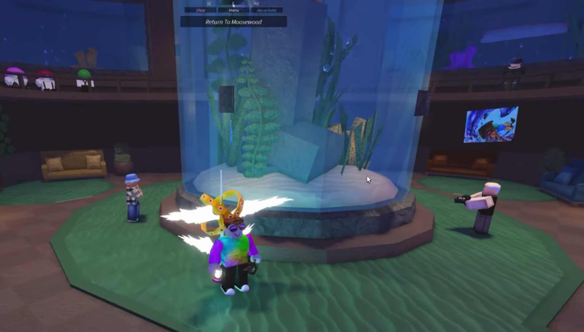 Use Personal Aquarium to display your fish (Image via Fisching | Roblox)